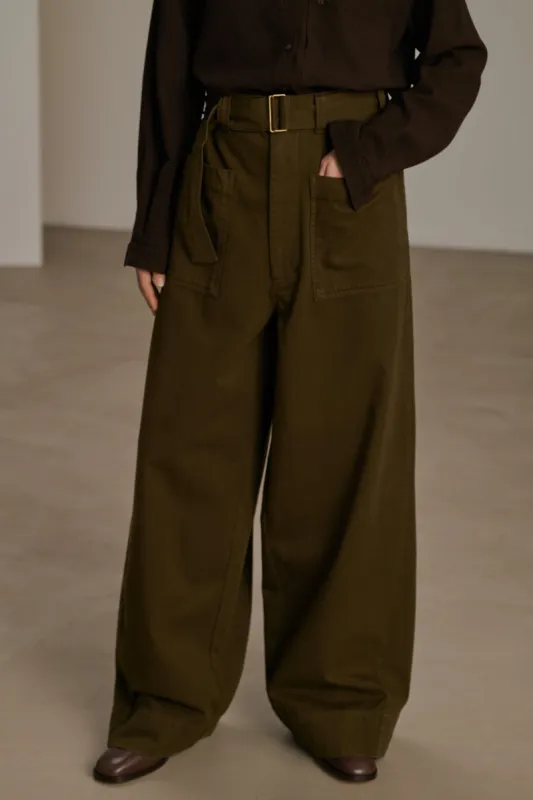 PANTALON VAGABOND  KAKI sold by soeur