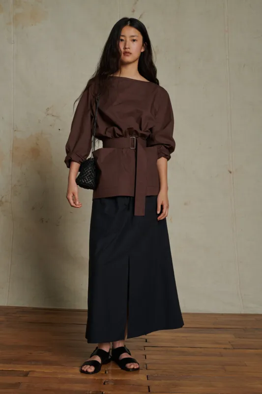 CHEMISE ALDA MARRON sold by soeur