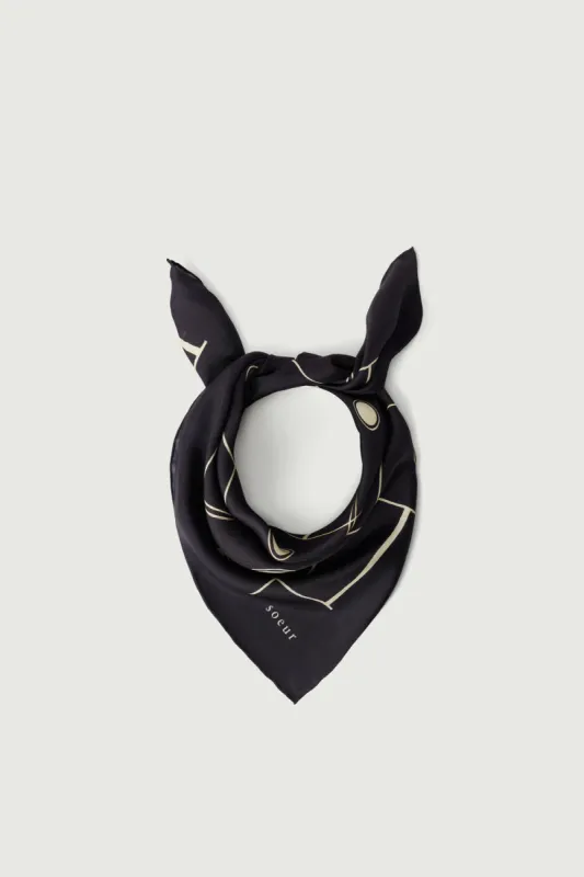 FOULARD CAPUCINE  NOIR sold by soeur