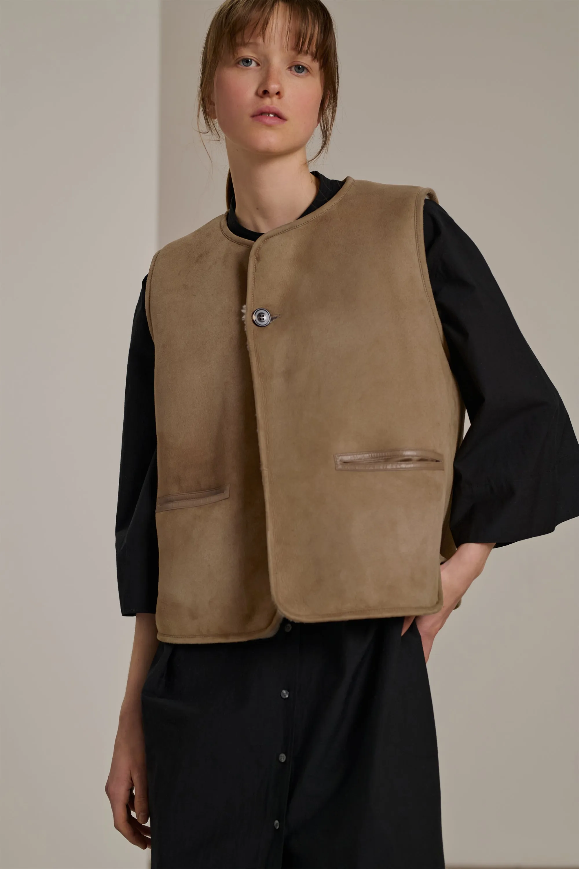 VESTE BOULOGNE BEIGE sold by soeur