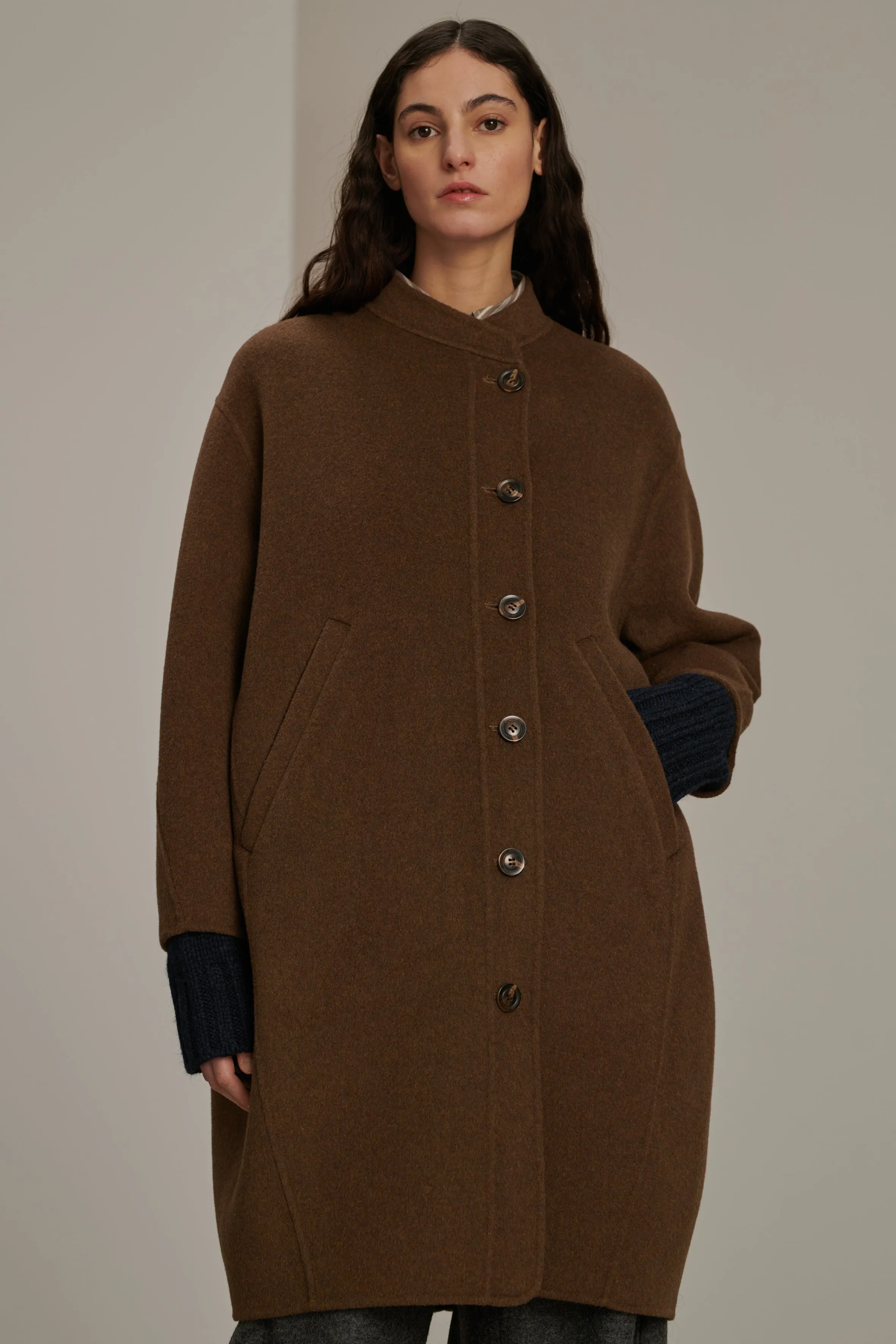 MANTEAU BEAULIEU MARRON sold by soeur product image thumbnail 3