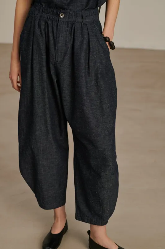 PANTALON VERNON  BLEU sold by soeur