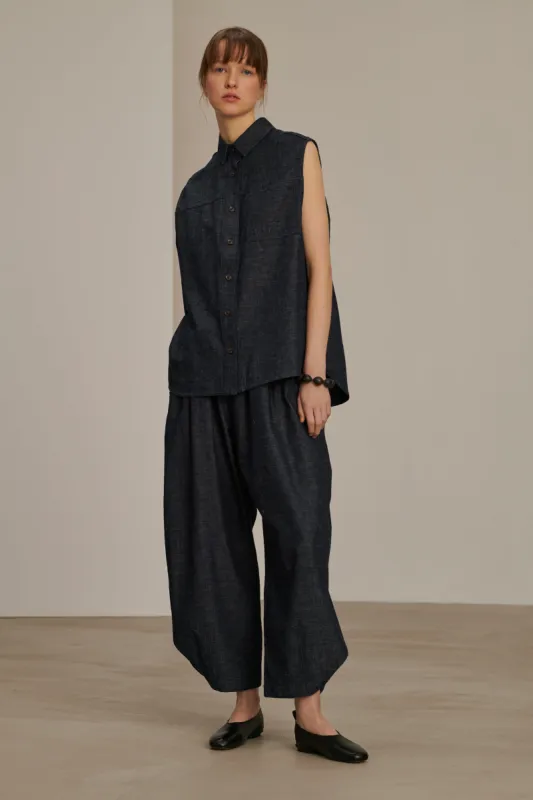 CHEMISE CHARLOTTE  BLEUE sold by soeur