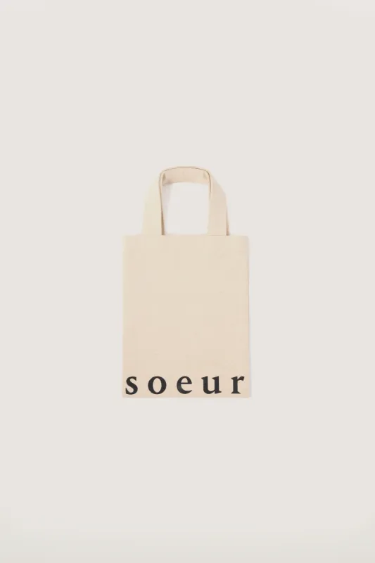 OFFERT - MINI TOTEBAG ECRU made by soeur