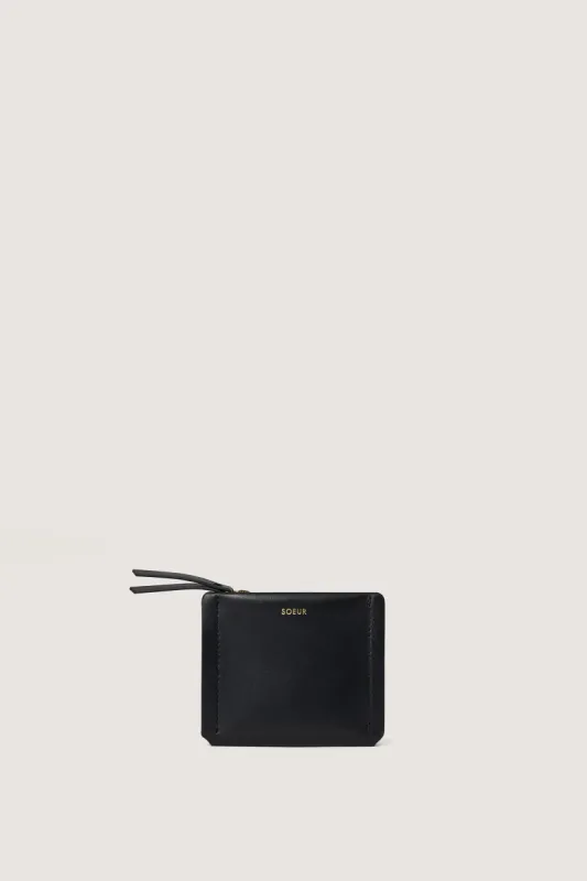 PORTEFEUILLE WEDNESDAY NOIR made by soeur