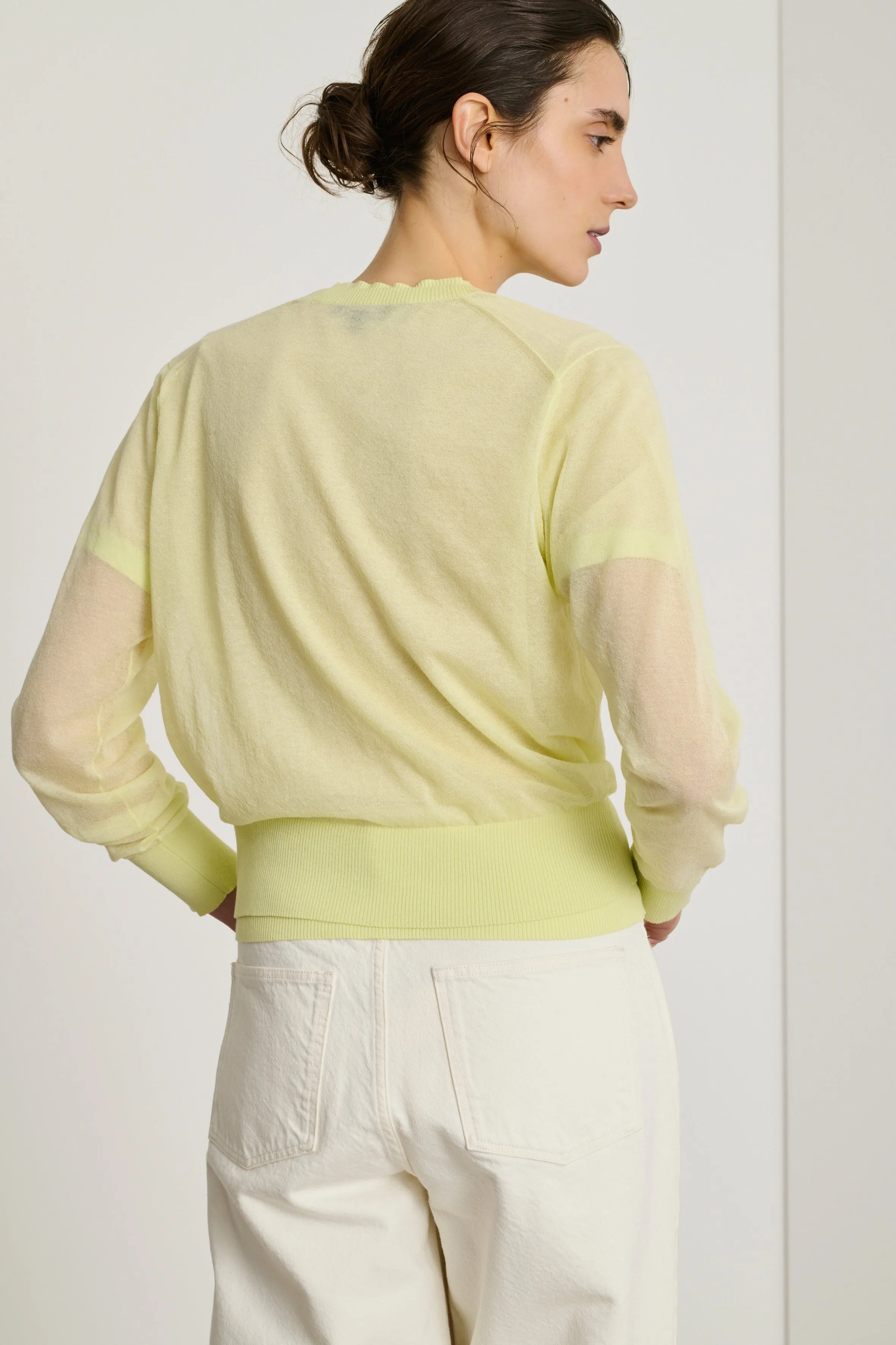 CARDIGAN ETRETAT JAUNE sold by soeur product image thumbnail 3