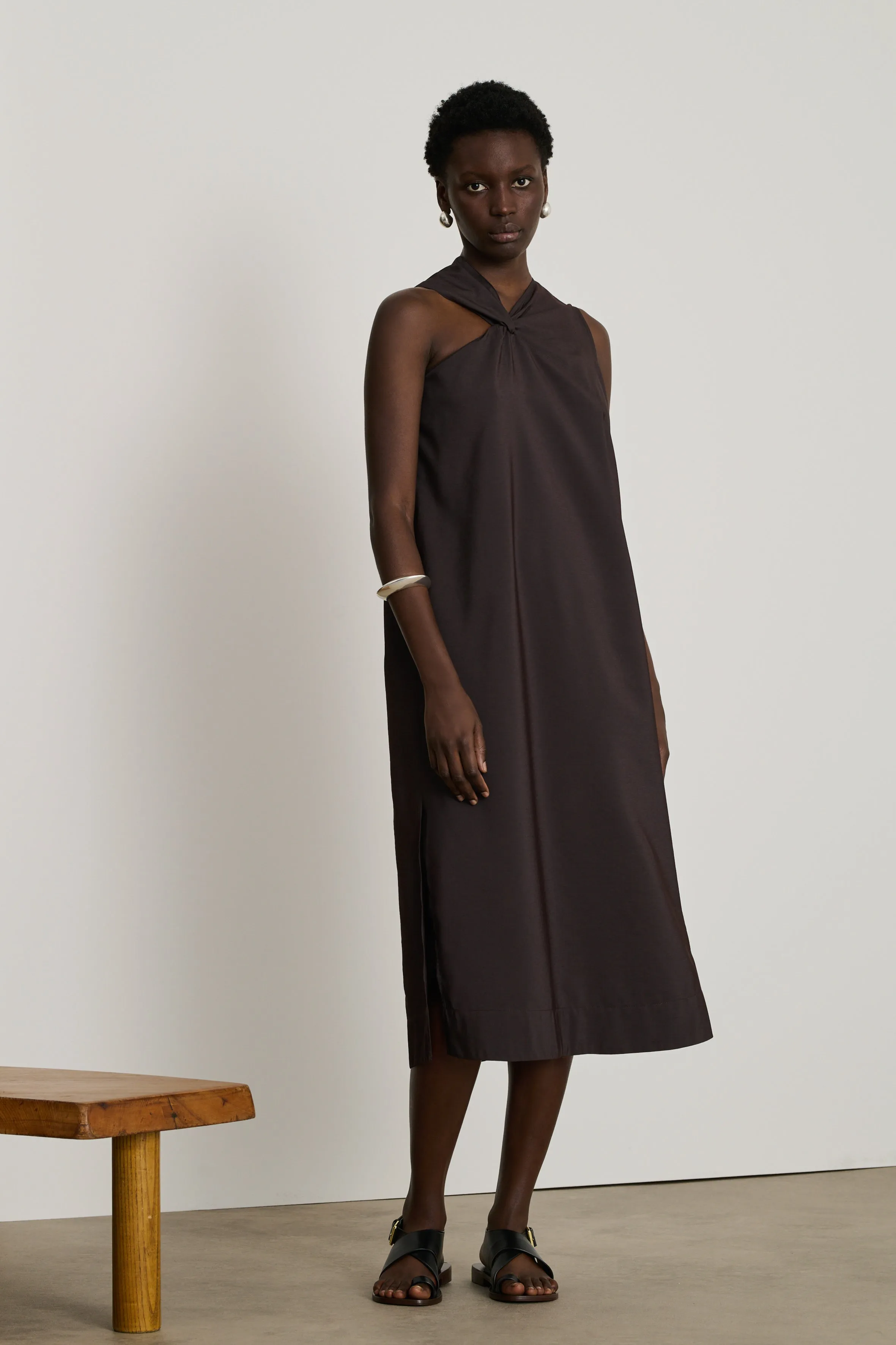 ROBE EMNA MARRON sold by soeur