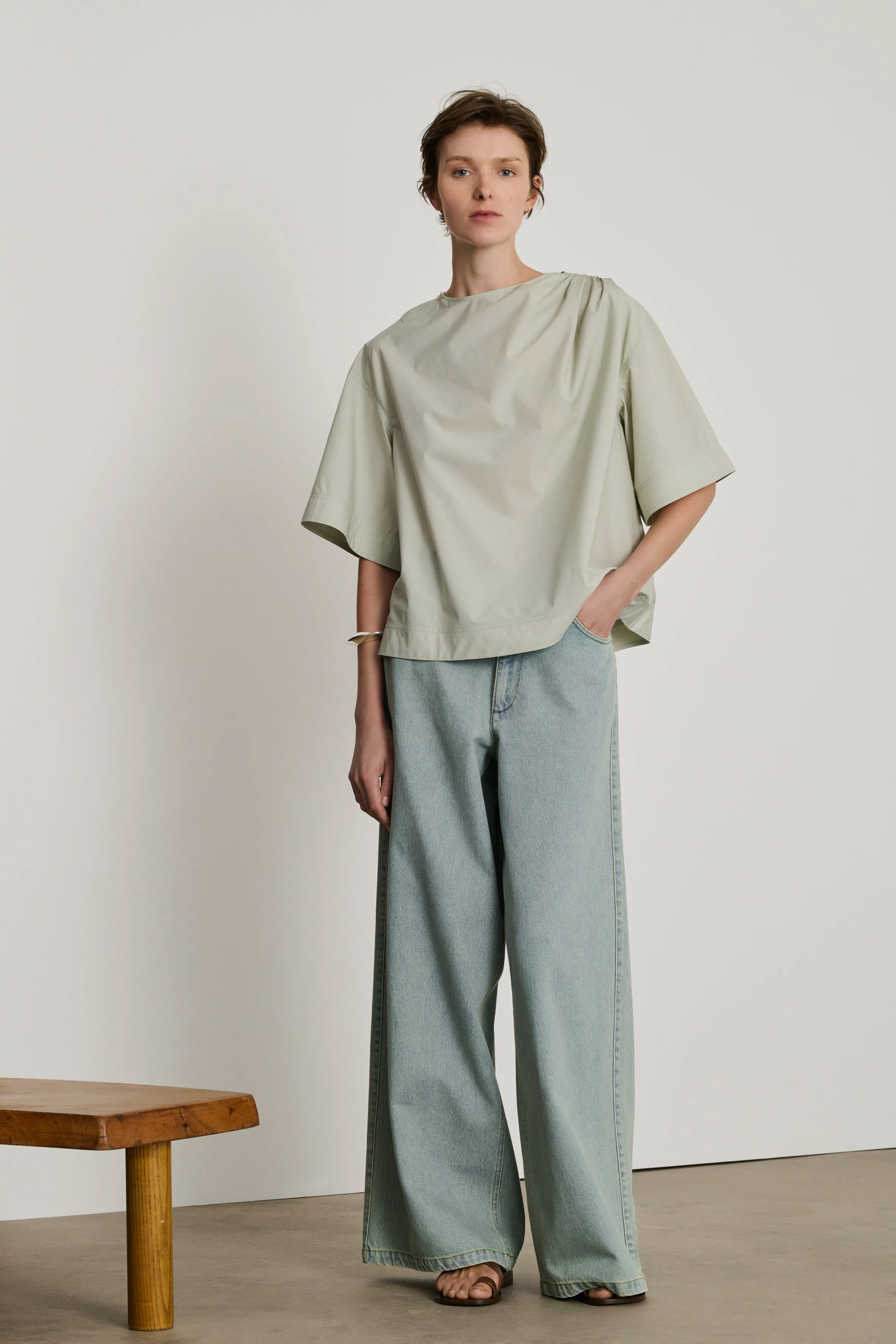 BLOUSE DUCHESSE GRISE sold by soeur