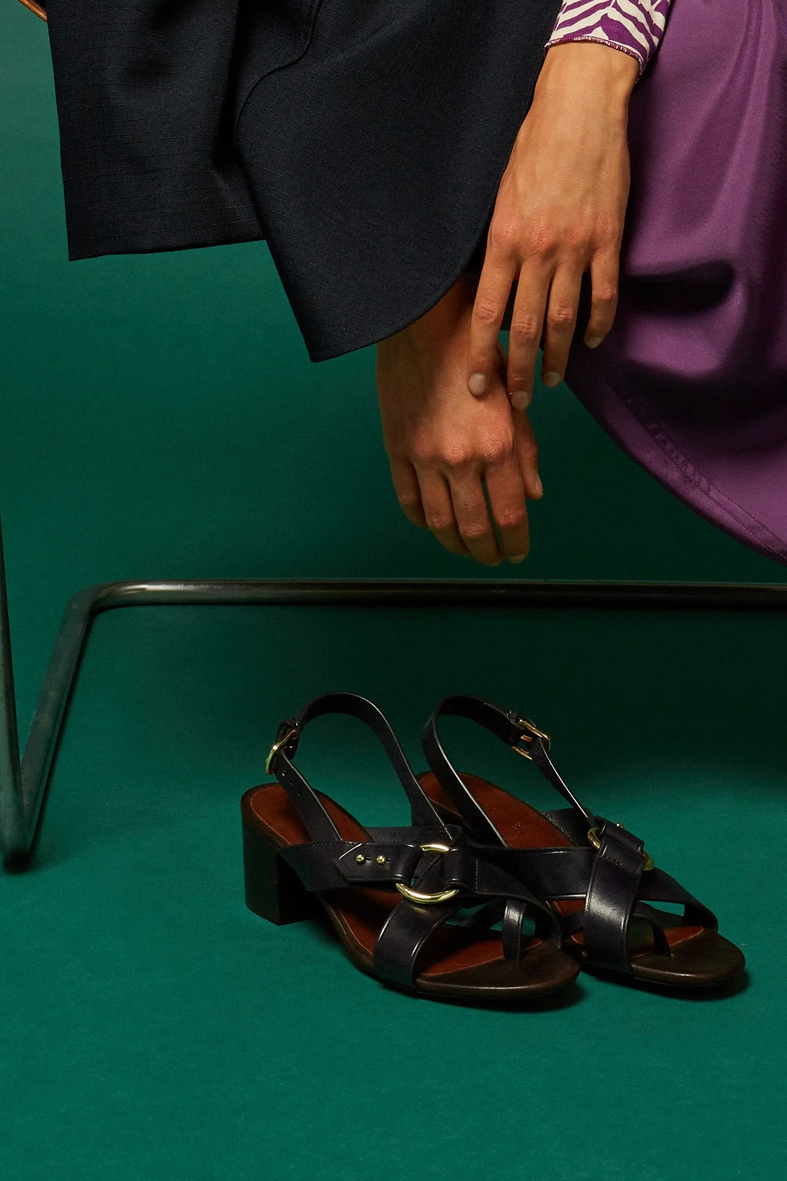 SANDALES FLORENTINE NAVY sold by soeur product image thumbnail 5