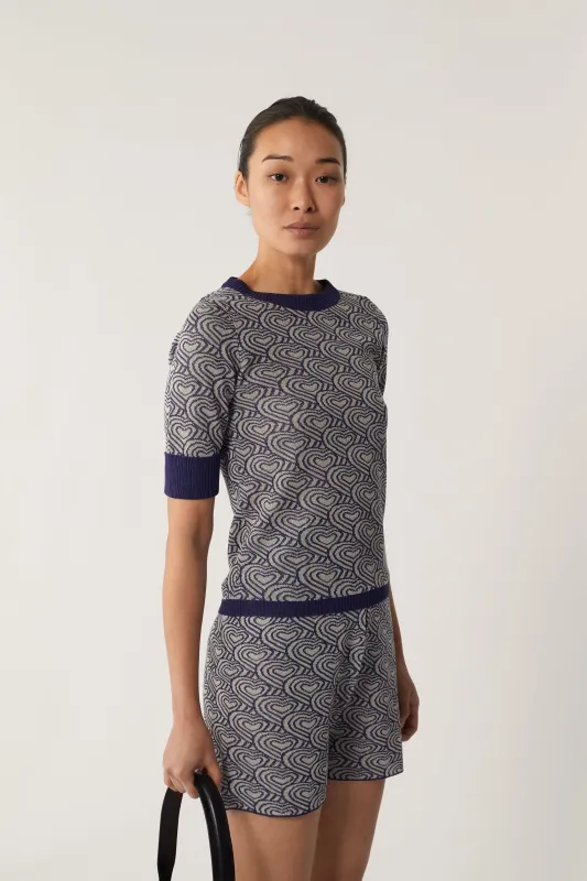 SHORT POPPY MAILLE NAVY sold by soeur