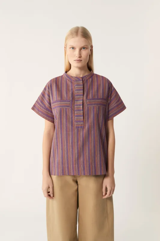 BLOUSE POSITANO VIOLETTE sold by soeur