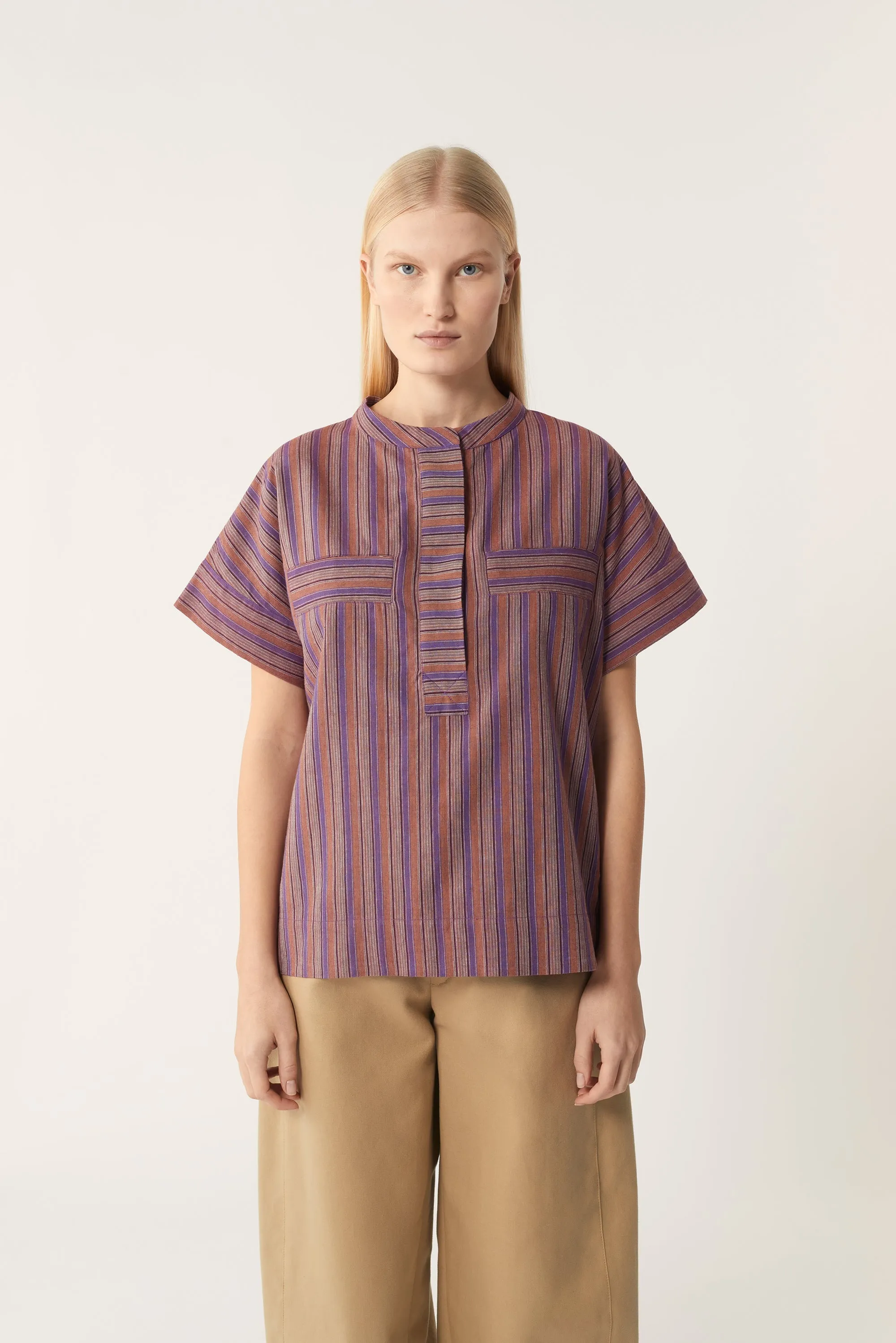 BLOUSE POSITANO VIOLETTE sold by soeur