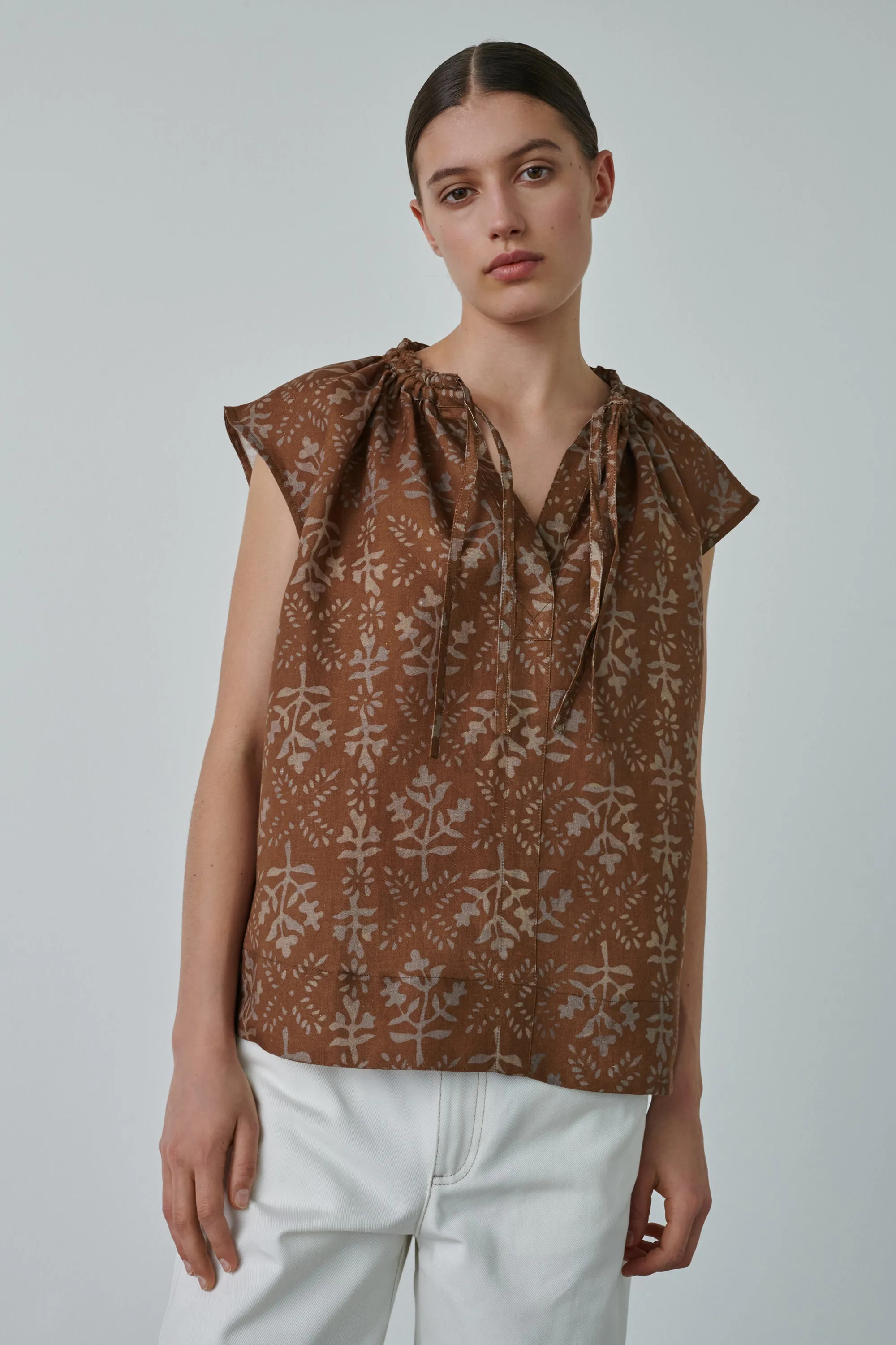 CHEMISE TANGER MARRON sold by soeur