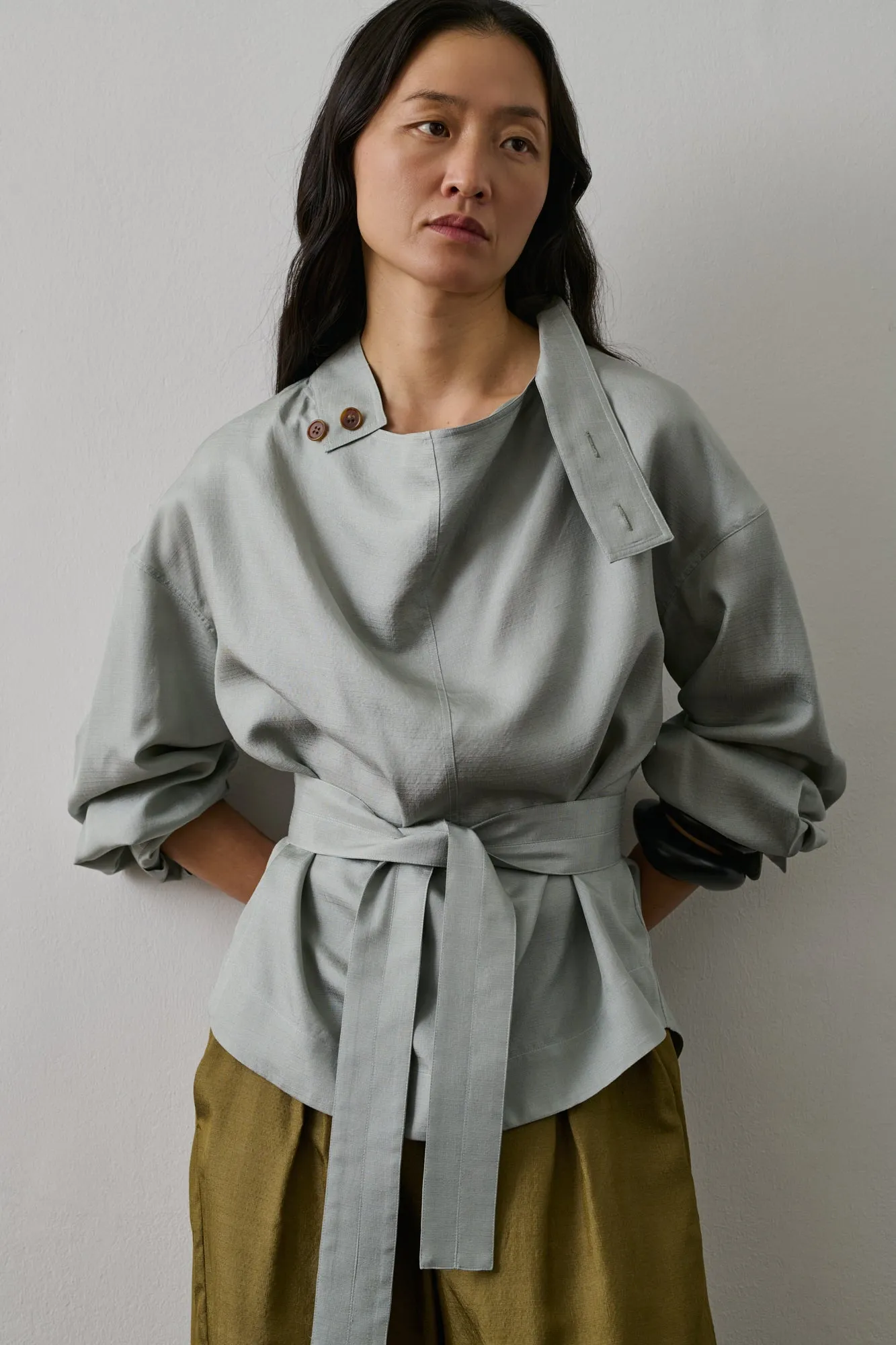 CHEMISE FELICITE BLEUE sold by soeur