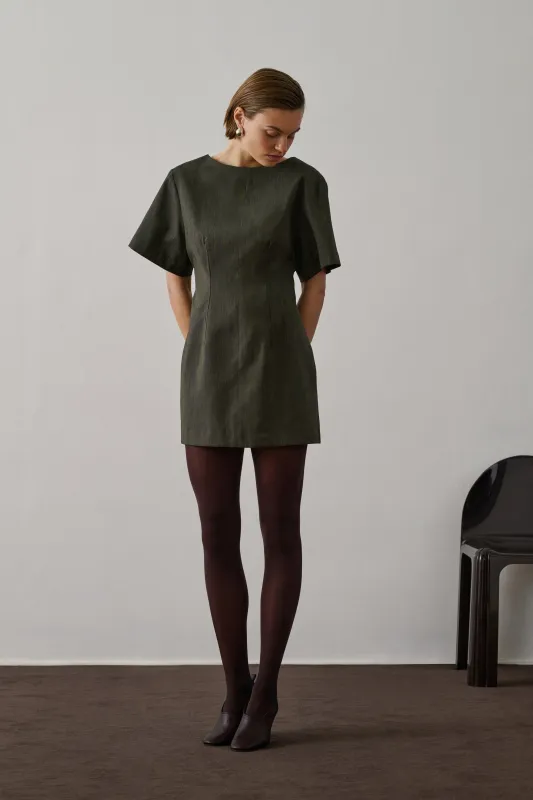 ROBE GLADYS KAKI sold by soeur