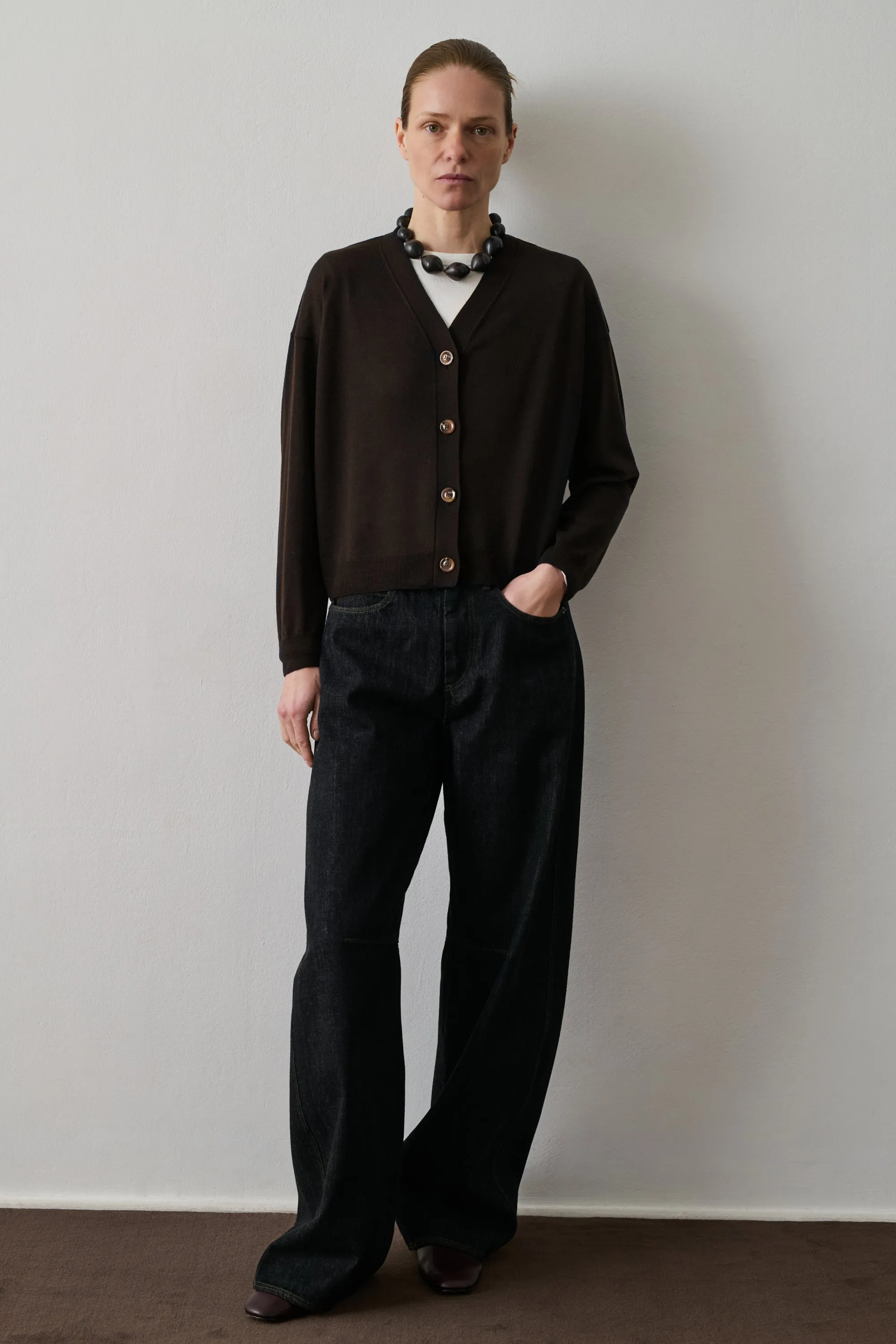 CARDIGAN IDEM MARRON sold by soeur