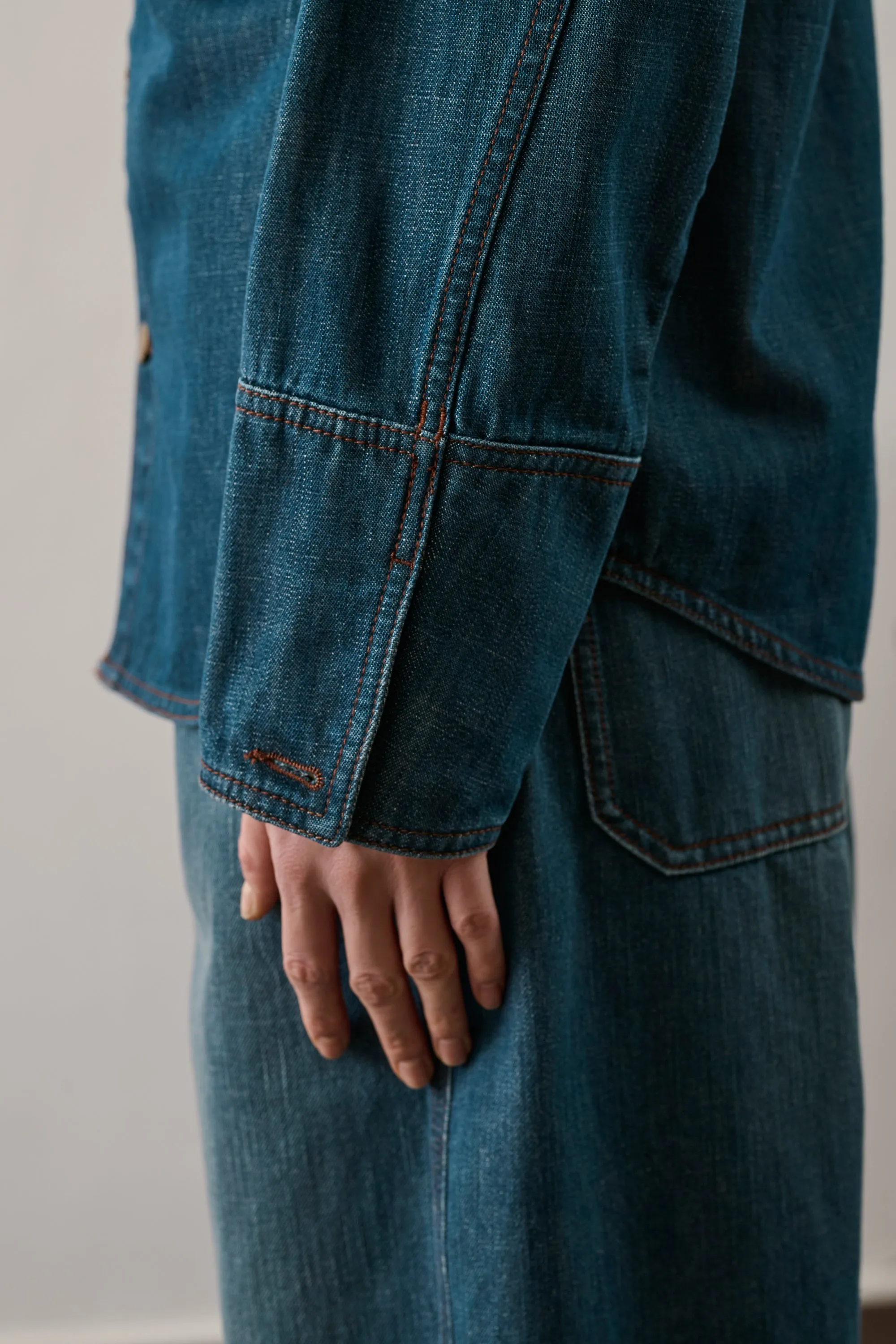 CHEMISE GARANCE BLEUE sold by soeur product image thumbnail 4