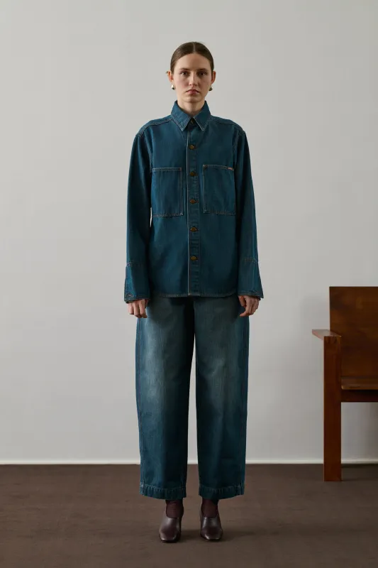 CHEMISE GARANCE BLEUE sold by soeur