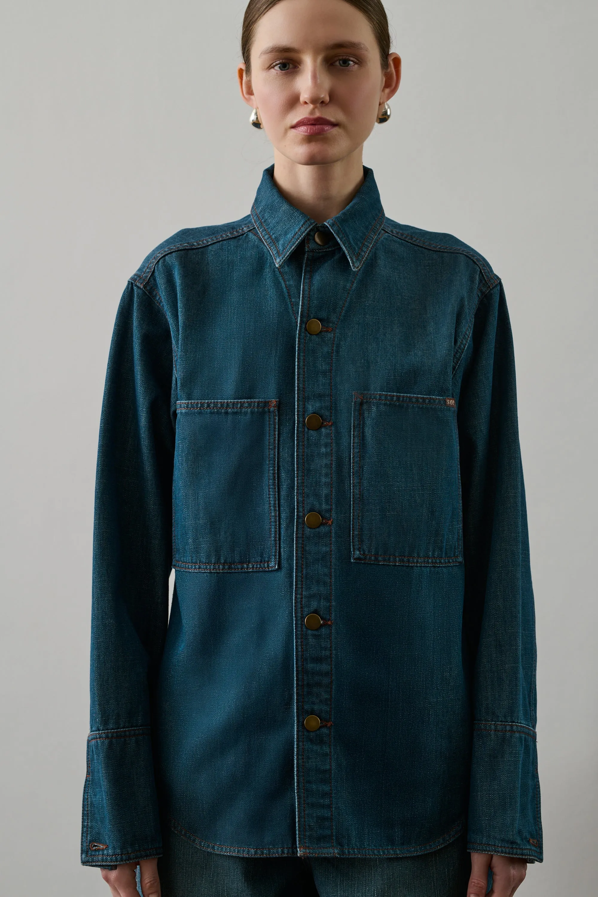 CHEMISE GARANCE BLEUE sold by soeur product image thumbnail 2