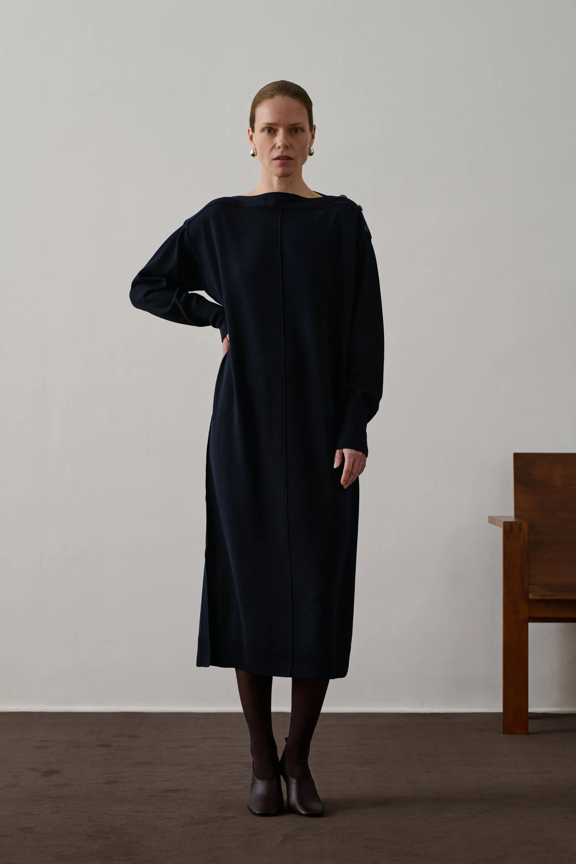 ROBE CLEA NAVY sold by soeur product image thumbnail 3
