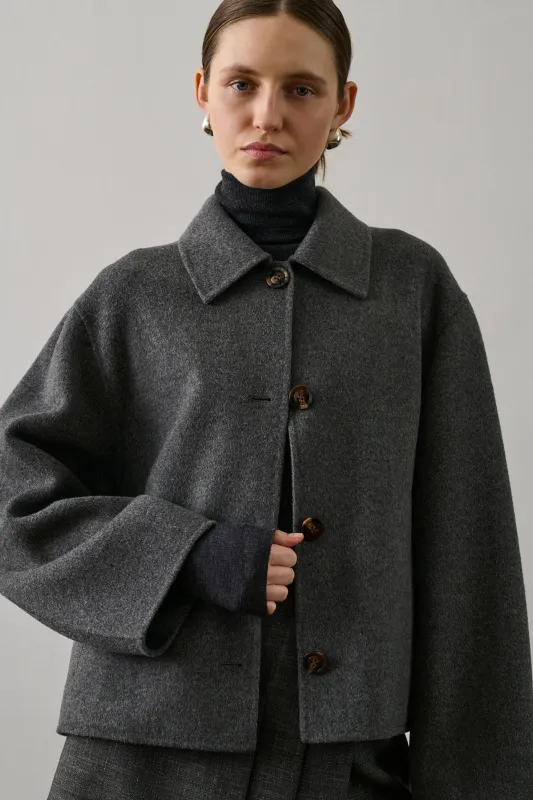 MANTEAU GYODA GRIS sold by soeur