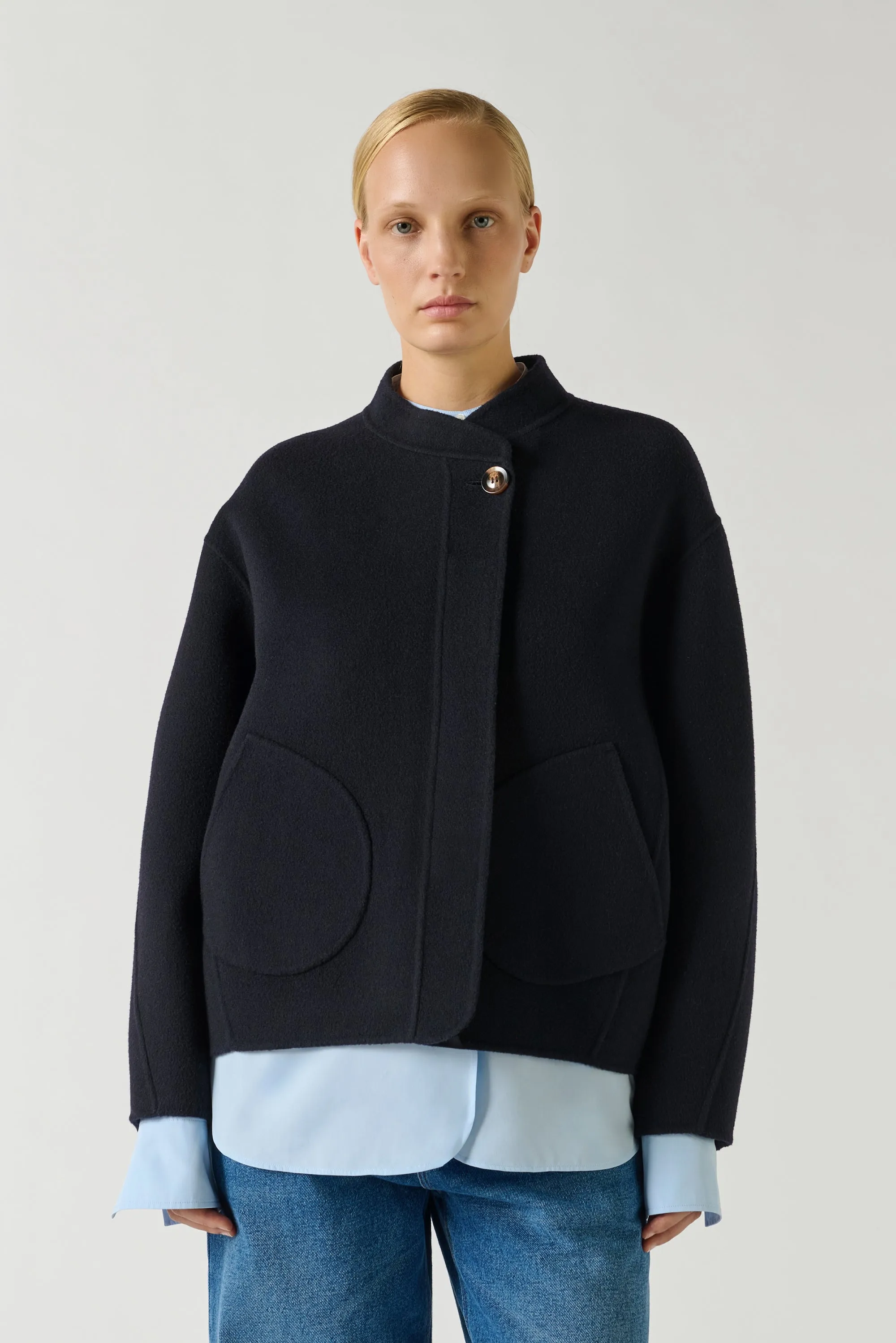 MANTEAU WINDSOR NAVY sold by soeur