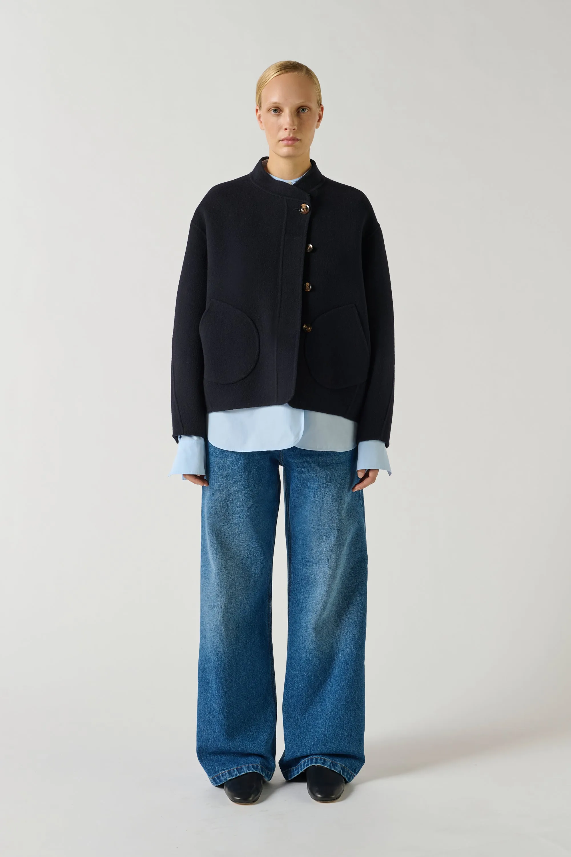 MANTEAU WINDSOR NAVY sold by soeur product image thumbnail 2