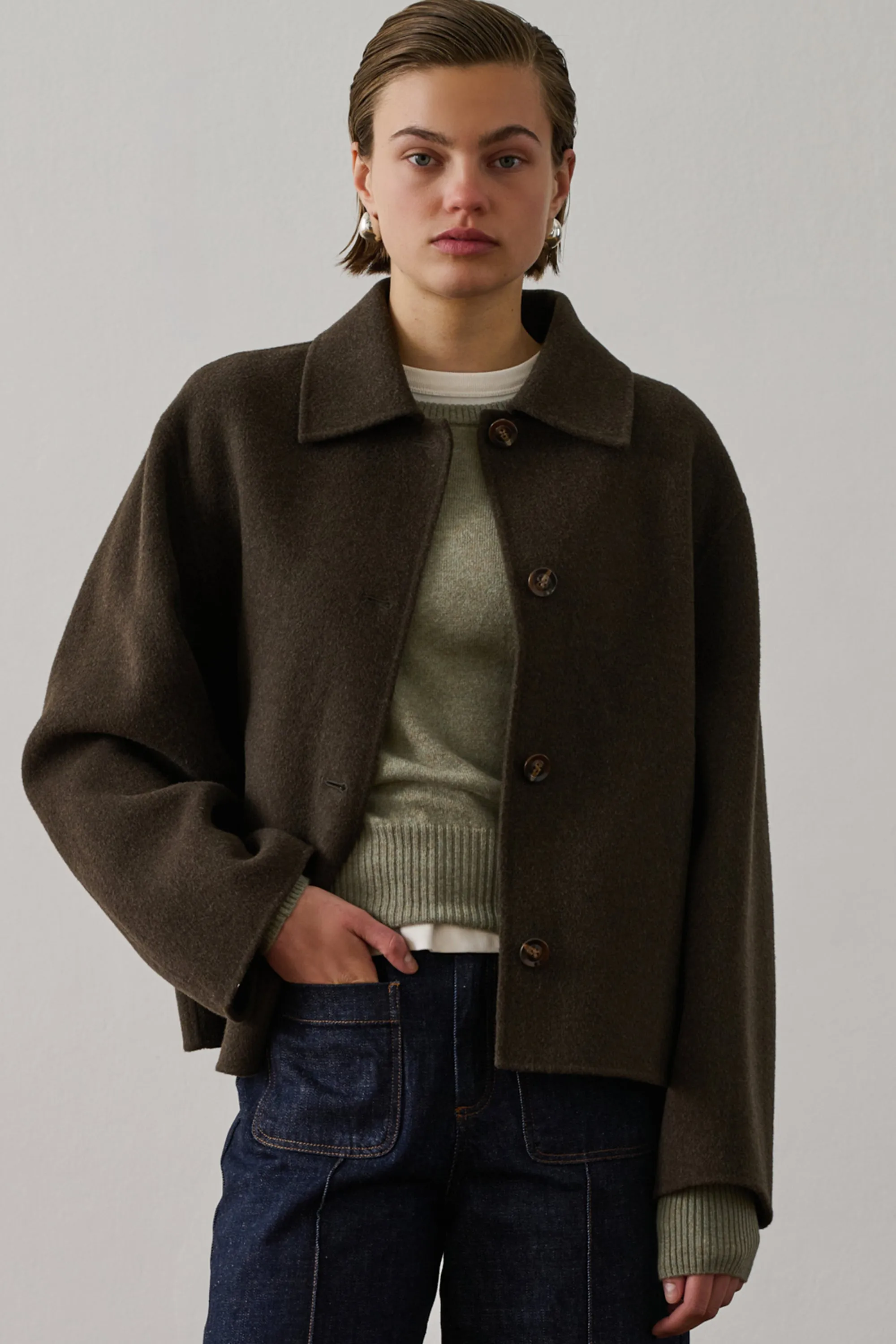 MANTEAU GYODA MARRON sold by soeur