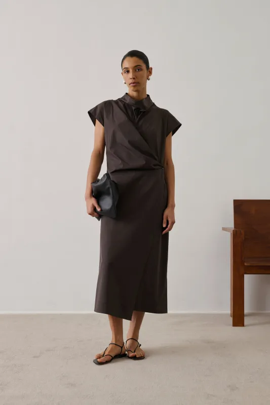 ROBE FOGGIA MARRON sold by soeur