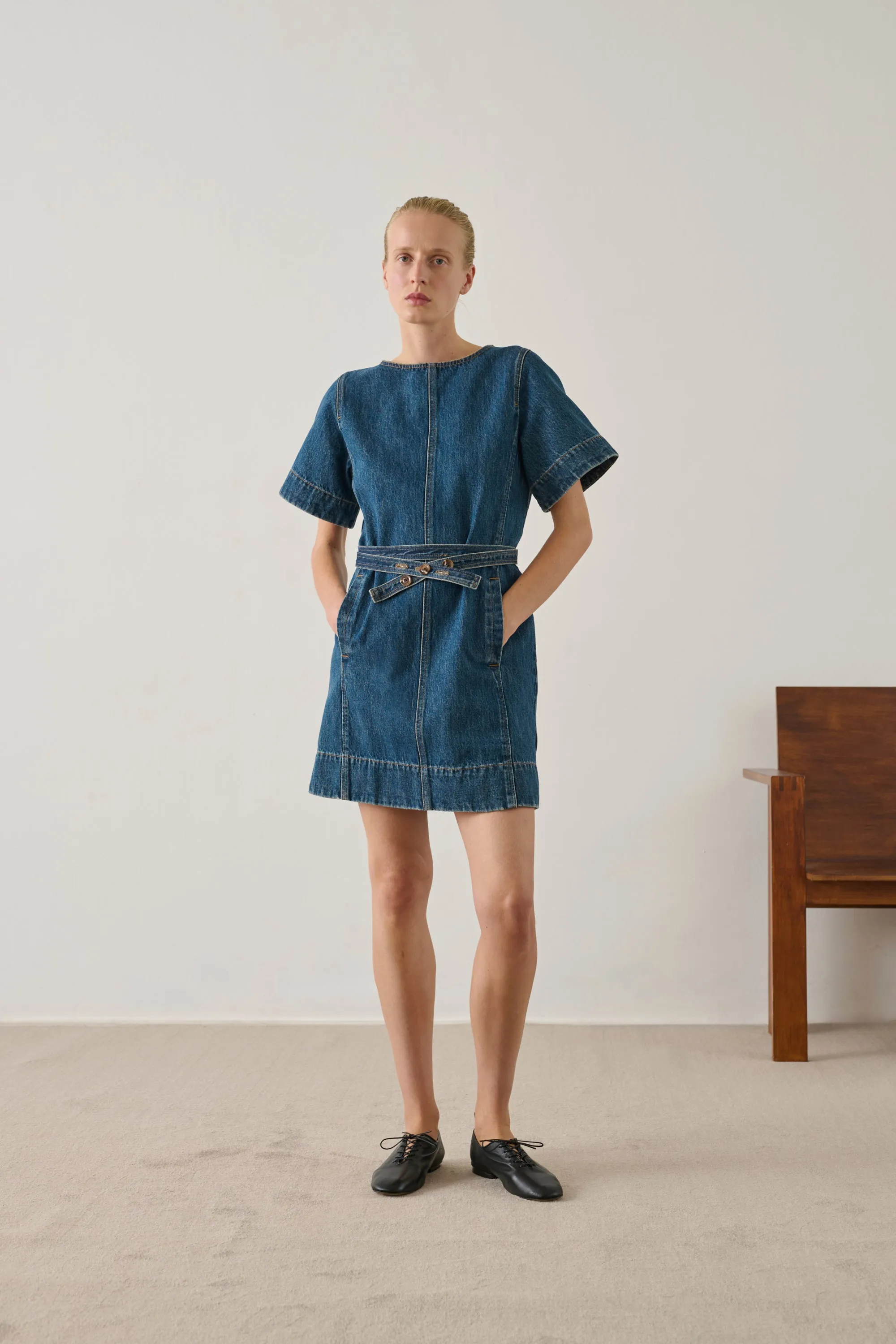 ROBE ECLAIR BLEU/VERT sold by soeur