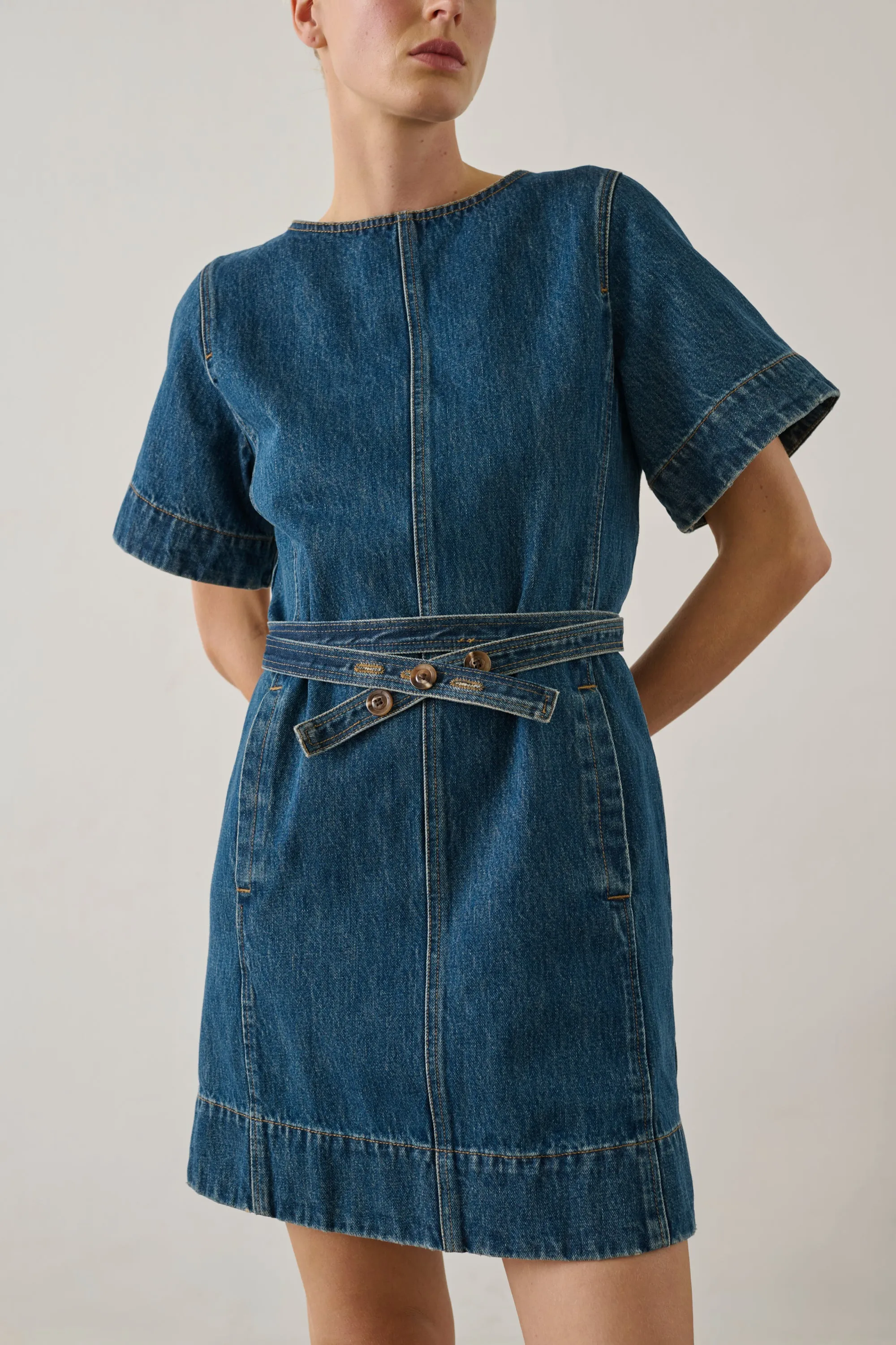 ROBE ECLAIR BLEU/VERT sold by soeur product image thumbnail 3
