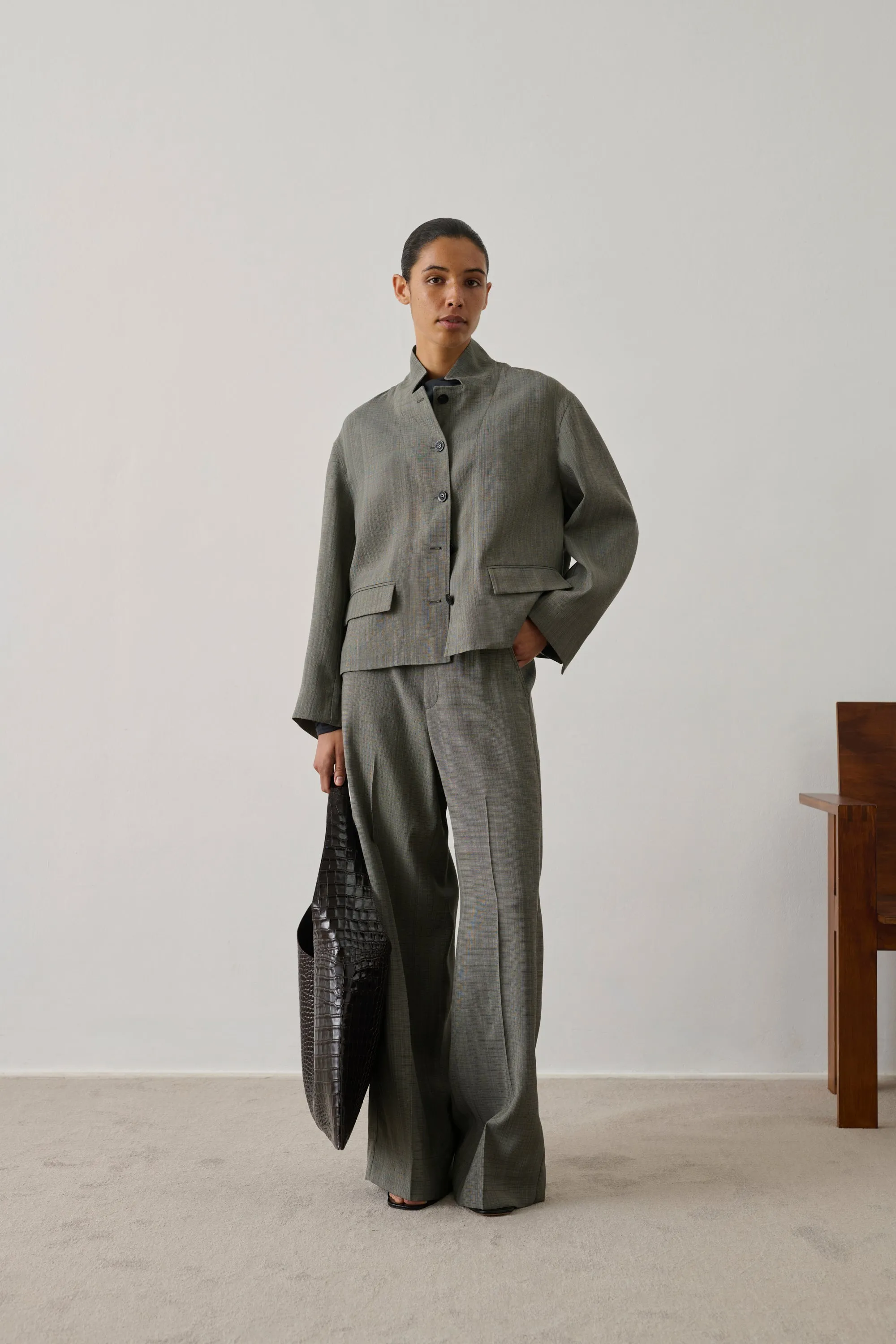 VESTE HOURIA GRISE sold by soeur product image thumbnail 2