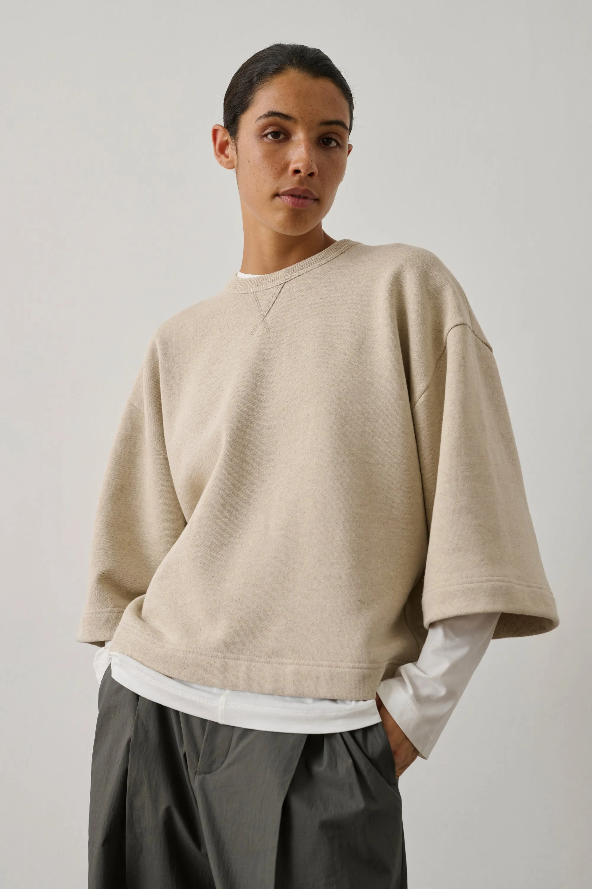 SWEATSHIRT IKSAN BEIGE sold by soeur product image thumbnail 2