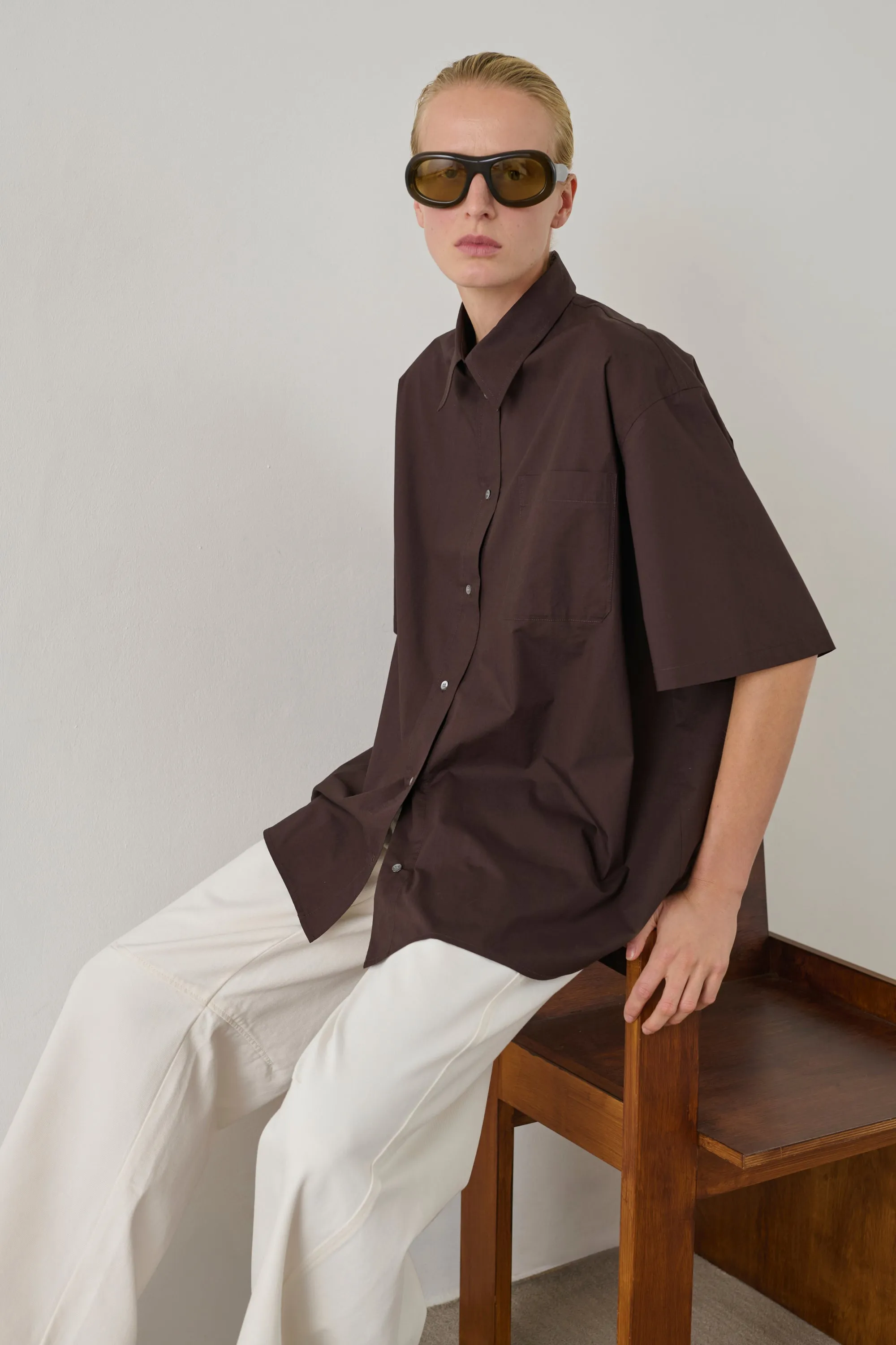 CHEMISE BOBBIE MARRON sold by soeur product image thumbnail 3