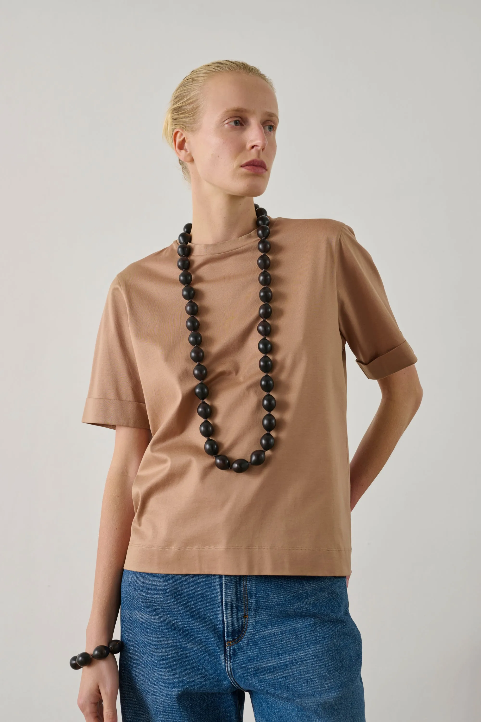 TEE-SHIRT AMA MARRON sold by soeur product image thumbnail 2