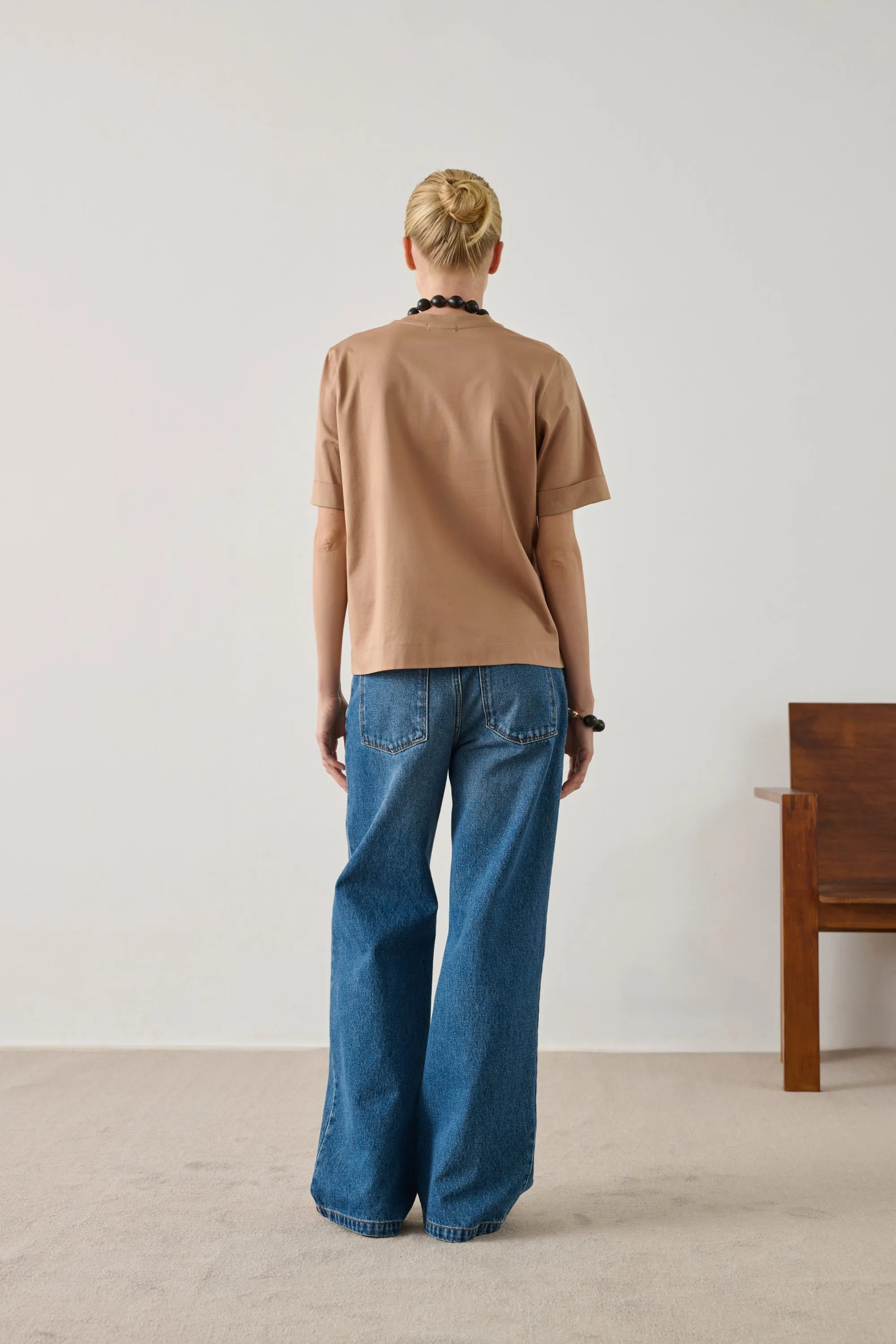 TEE-SHIRT AMA MARRON sold by soeur product image thumbnail 3