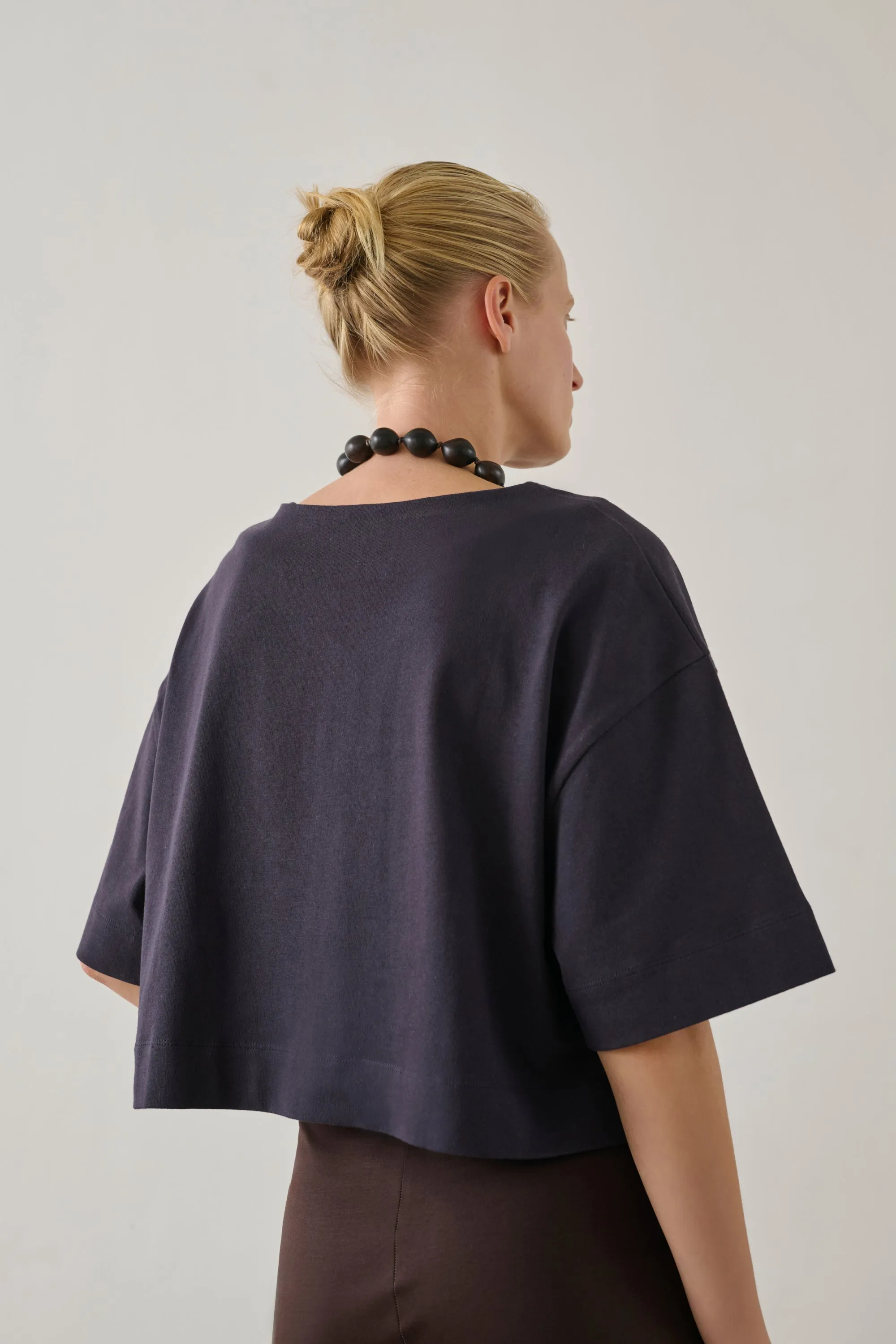 TEE-SHIRT DAVINA AUBERGINE sold by soeur product image thumbnail 2