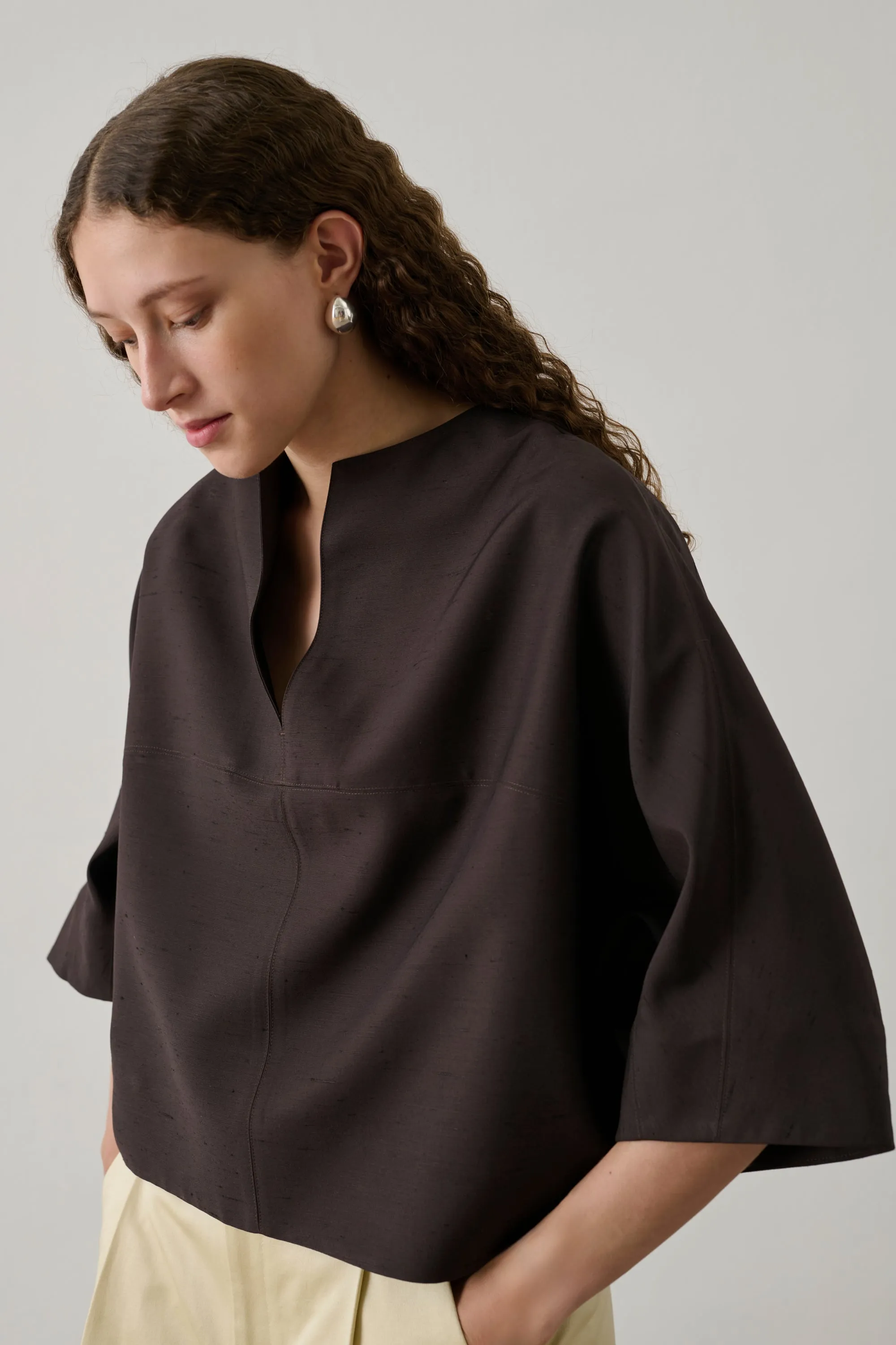 BLOUSE ILONA MARRON sold by soeur product image thumbnail 3