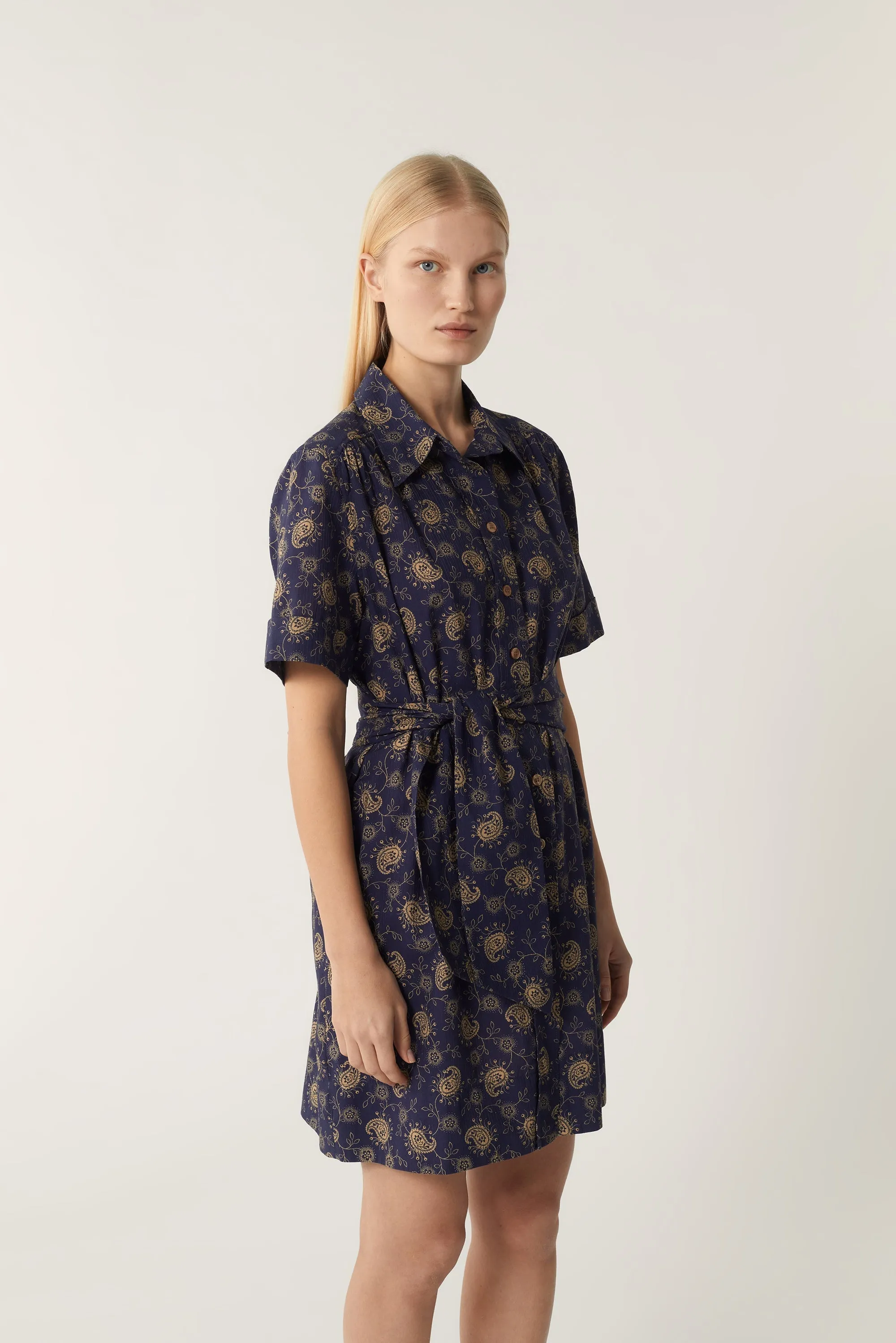 ROBE MAUD NAVY sold by soeur product image thumbnail 5
