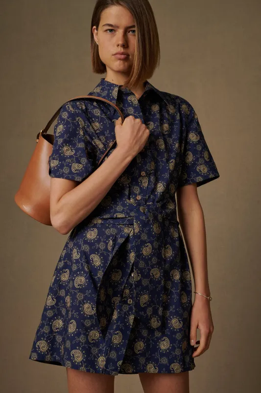 ROBE MAUD NAVY made by soeur