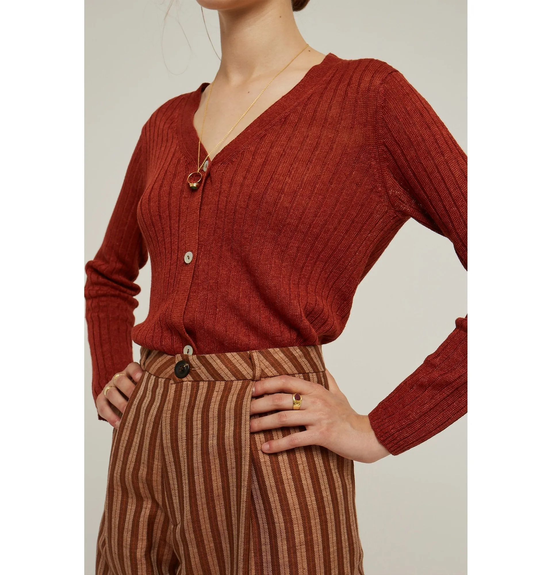 Cardigan FIBRE BEIGE sold by soeur product image thumbnail 2