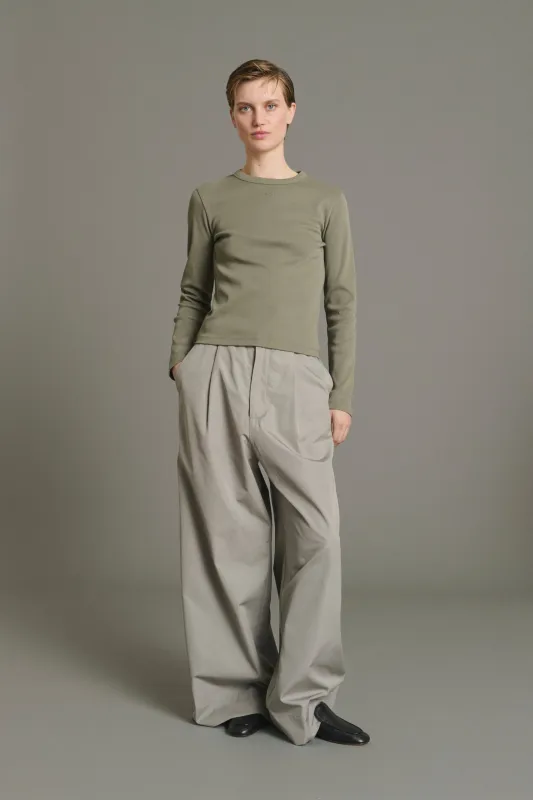 TEE-SHIRT FLAVIE VERT DE GRIS made by soeur