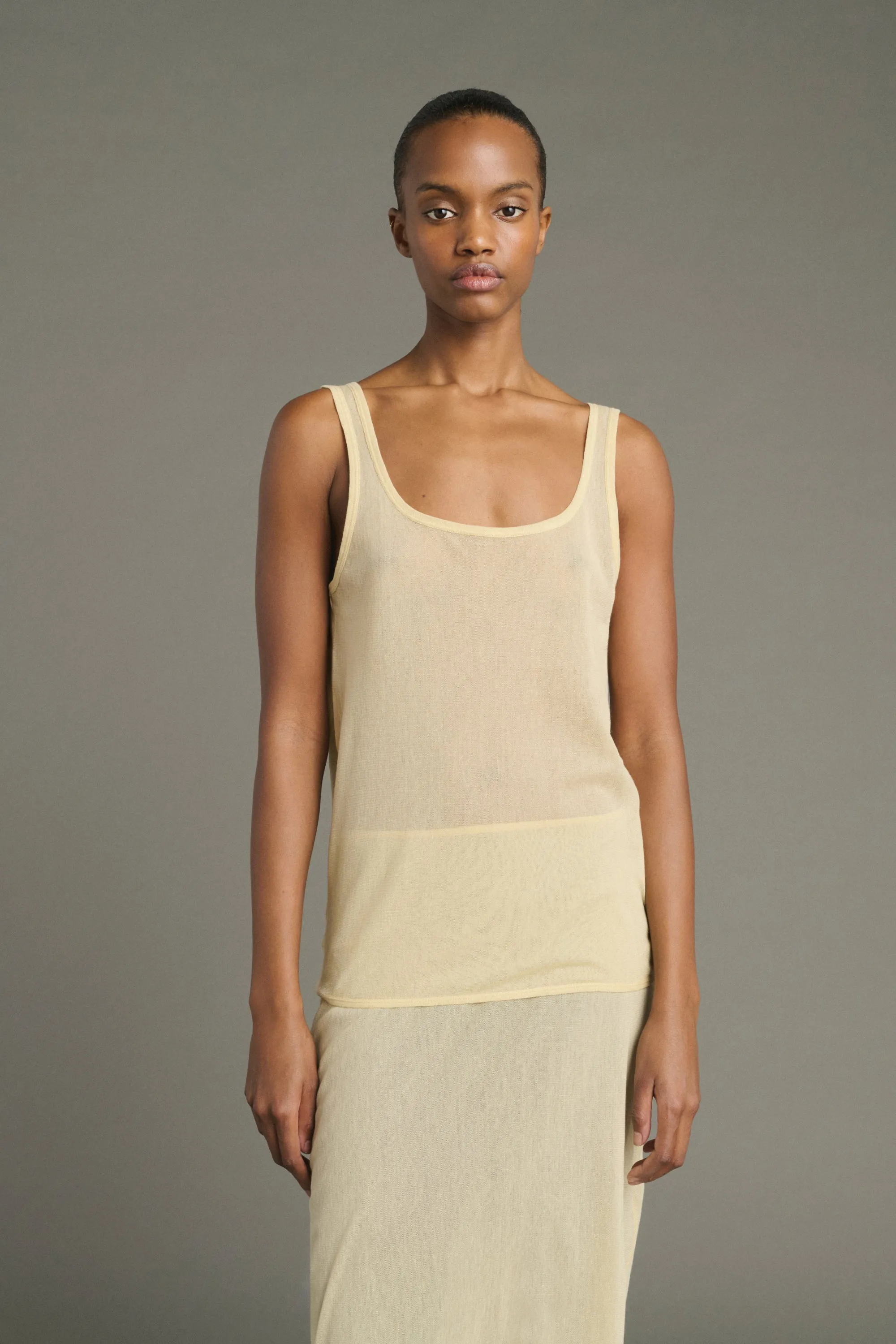 DÉBARDEUR JOLY JAUNE sold by soeur product image thumbnail 2
