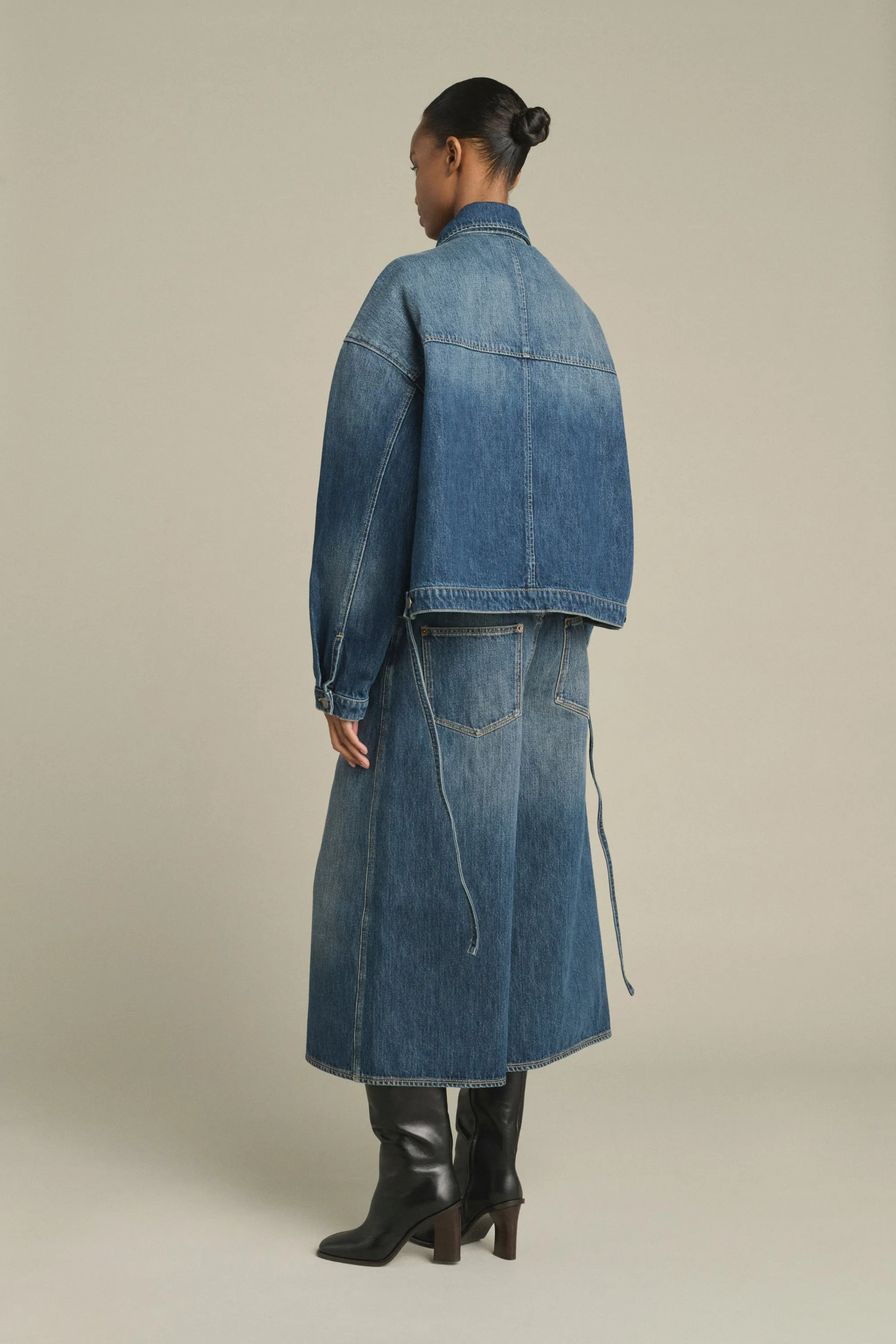 VESTE LYS DENIM BLEU DÉLAVÉ sold by soeur product image thumbnail 5