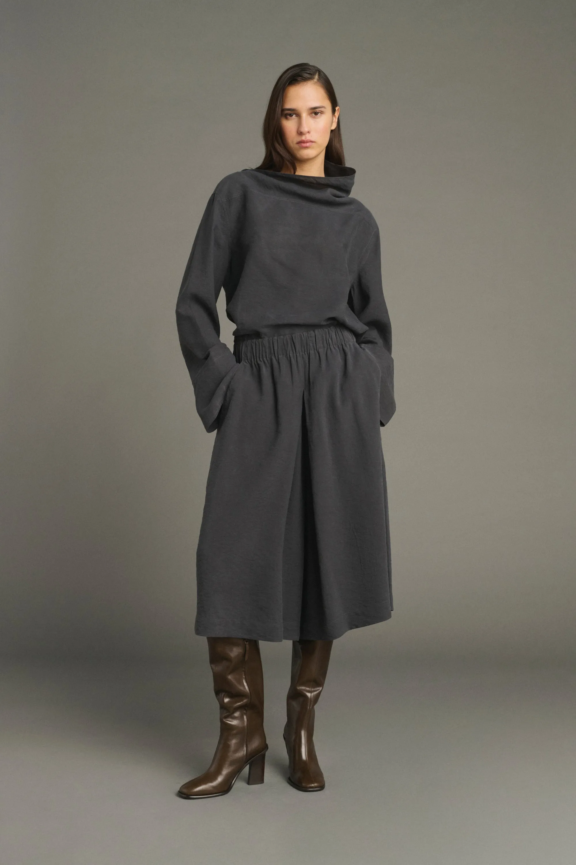 BLOUSE LAILA GRIS ANTHRACITE sold by soeur product image thumbnail 3
