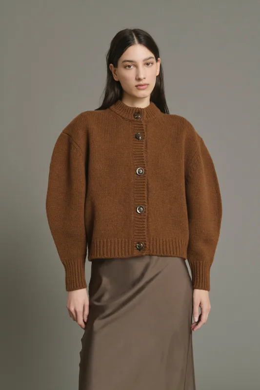 CARDIGAN LEONARD CARAMEL made by soeur