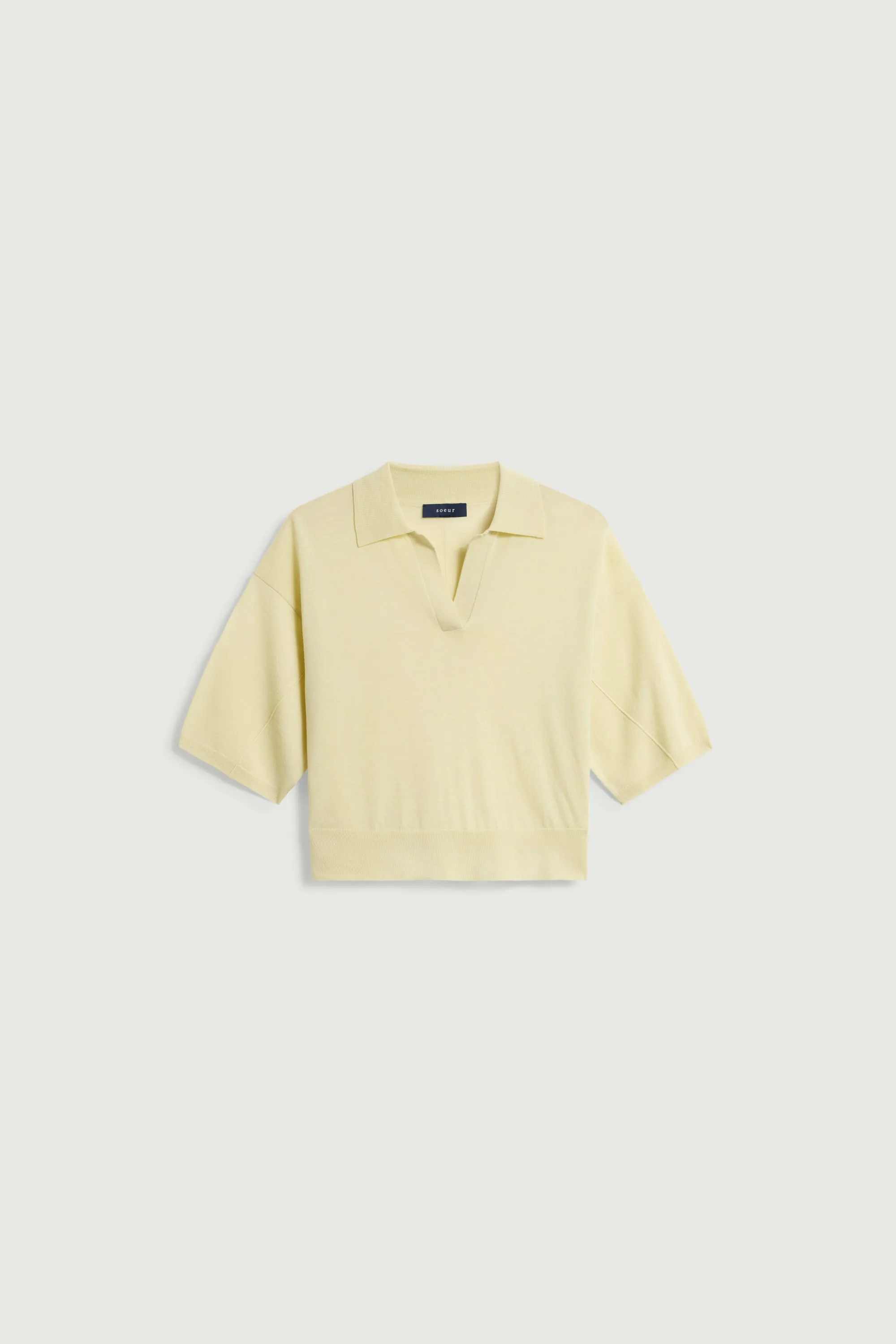 PULL ELTON JAUNE PÂLE sold by soeur product image thumbnail 3