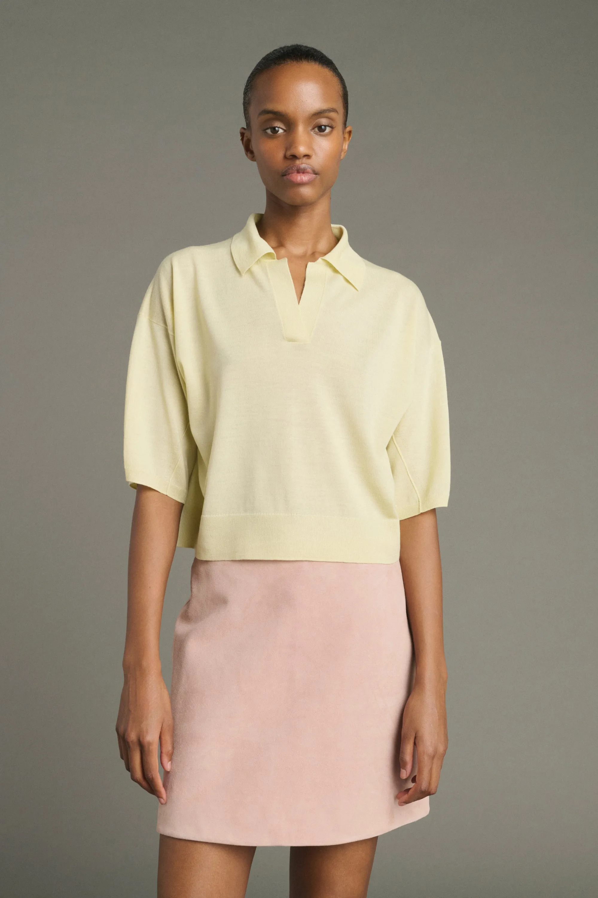 PULL ELTON JAUNE PÂLE sold by soeur