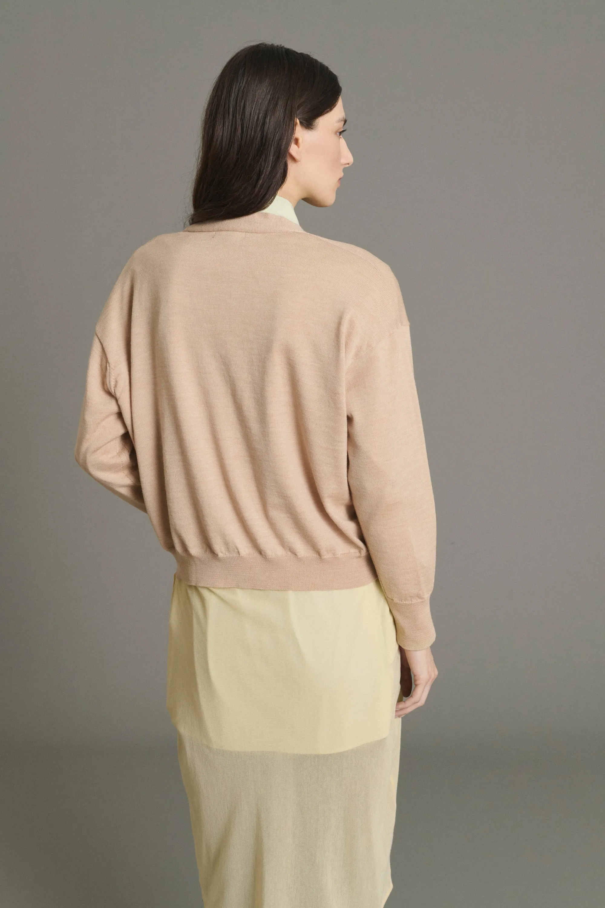 CARDIGAN IDEM BEIGE ROSÉ sold by soeur product image thumbnail 2