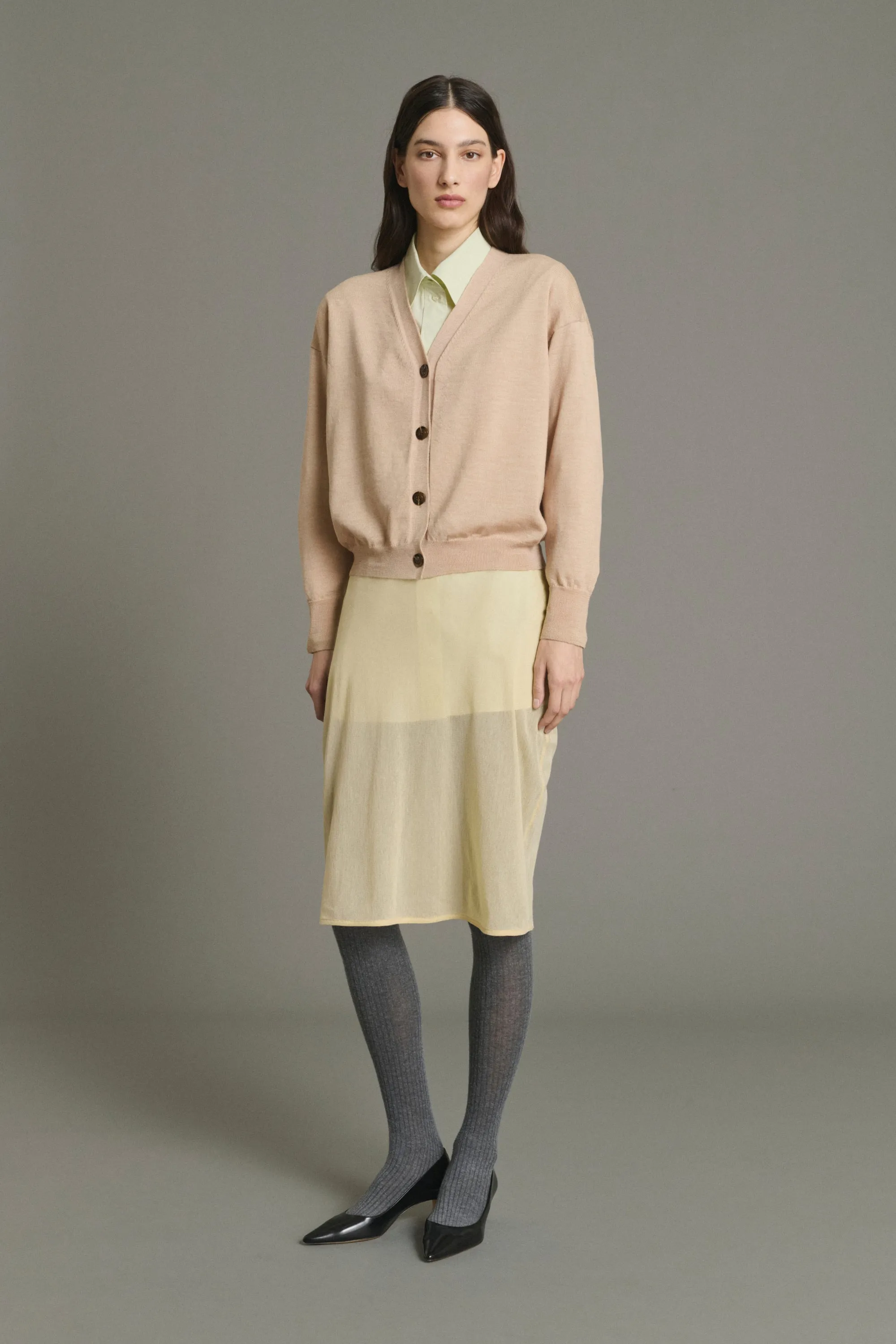 CARDIGAN IDEM BEIGE ROSÉ sold by soeur product image thumbnail 3